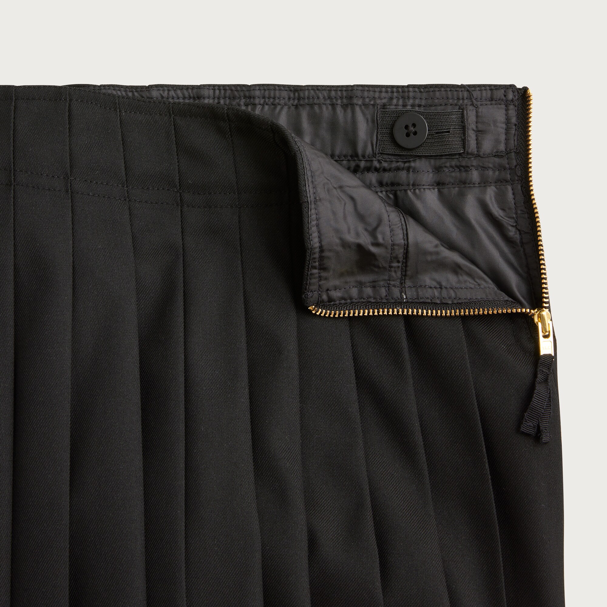 Girls' uniform pleated skirt