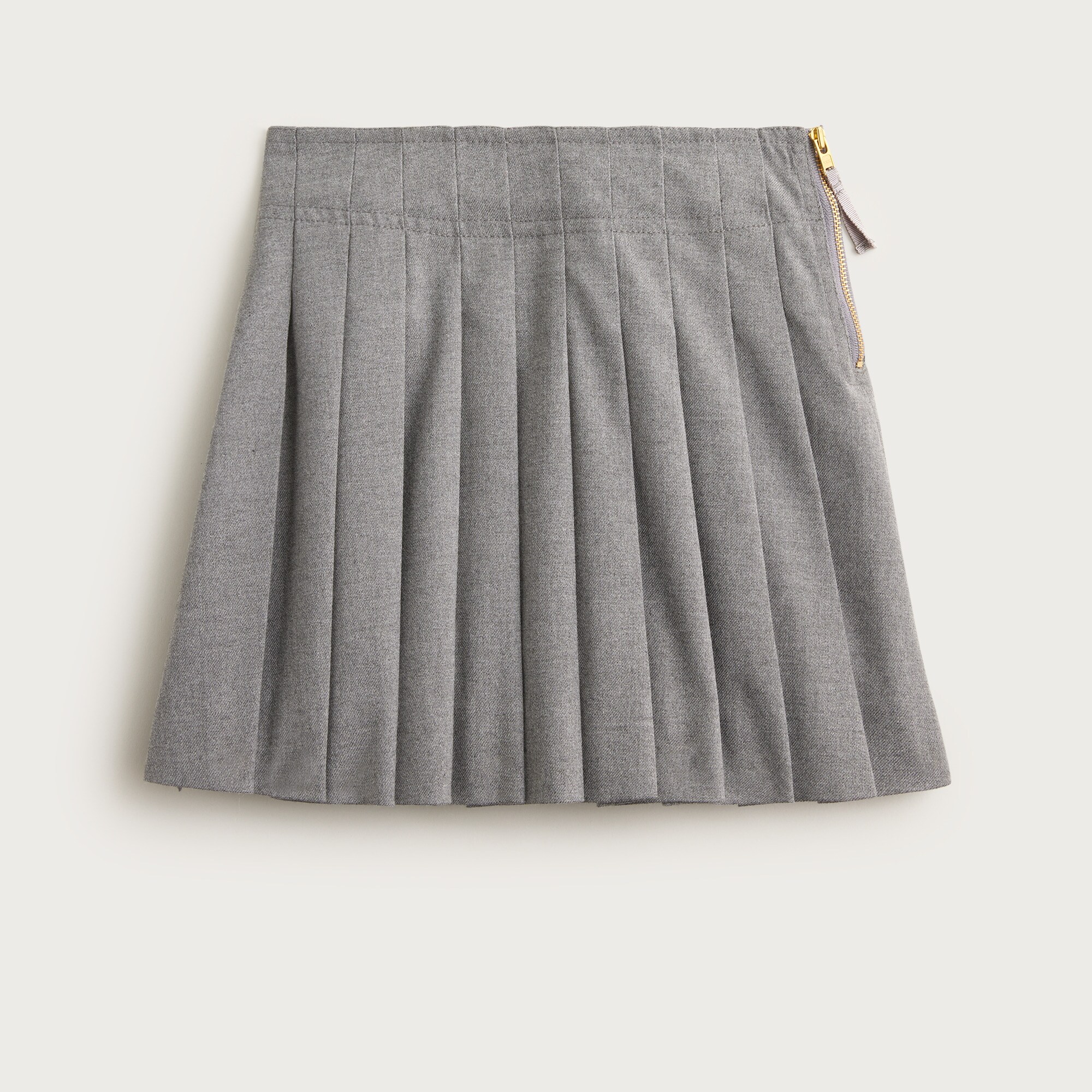 Girls' uniform pleated skirt