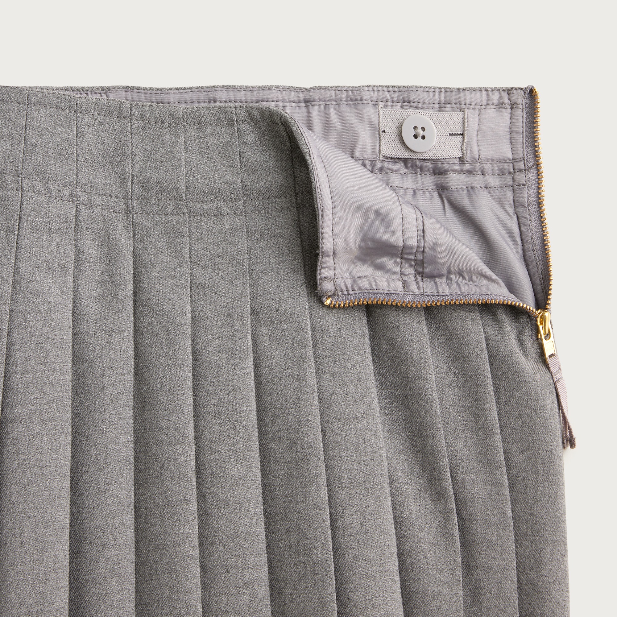 Girls' uniform pleated skirt