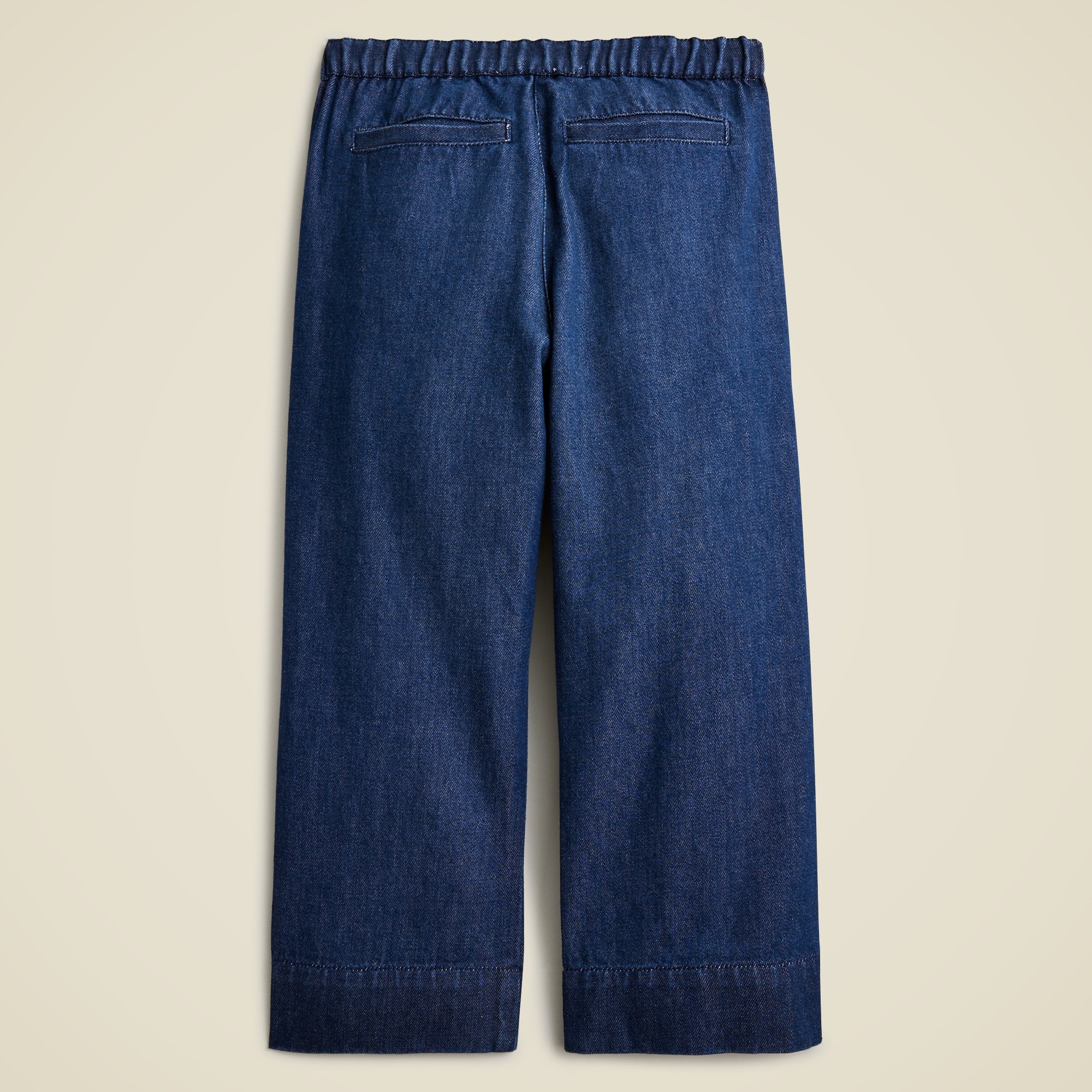 J.Crew: Girls' Sailor Denim Trouser For Girls