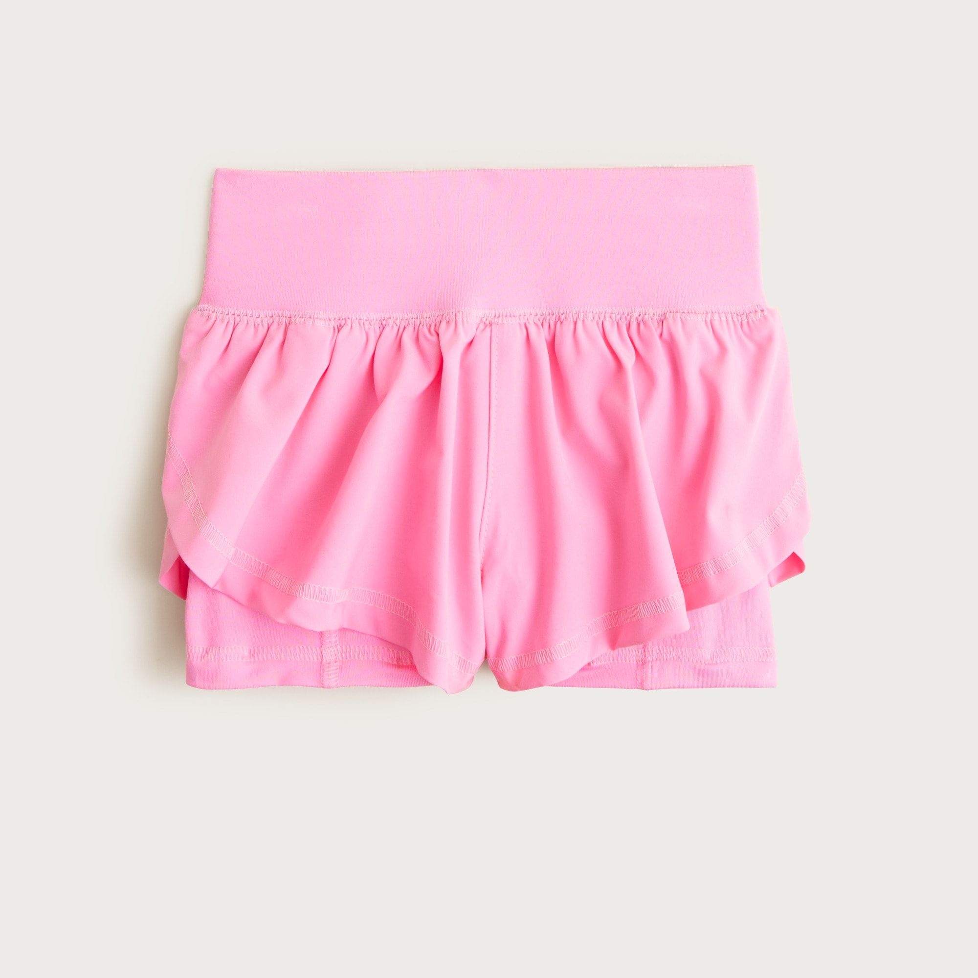  Girls' flutter short in performance jersey