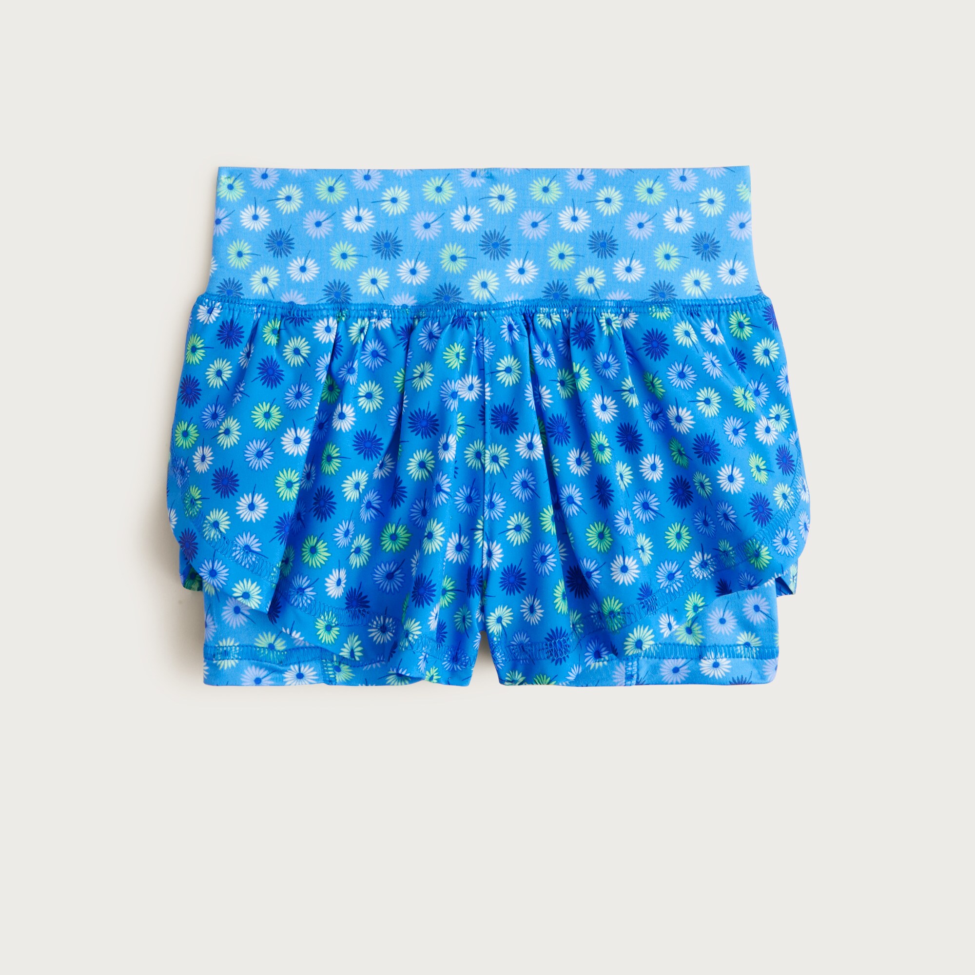 Girls' flutter short in performance jersey