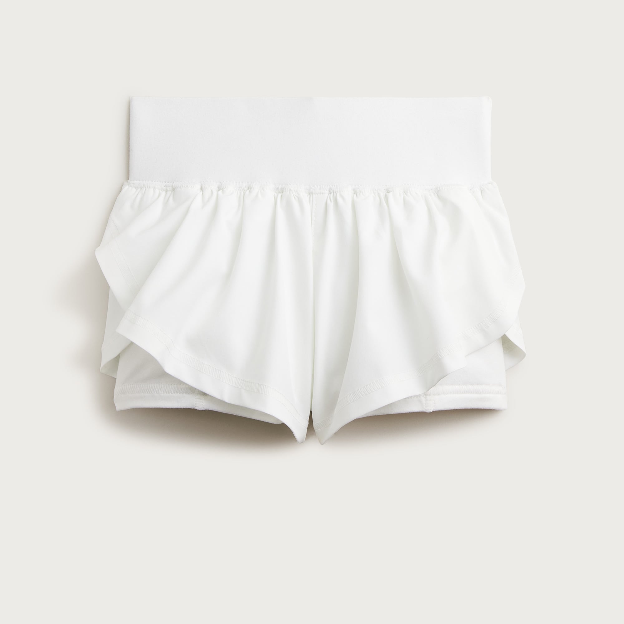 Girls' flutter short in performance jersey