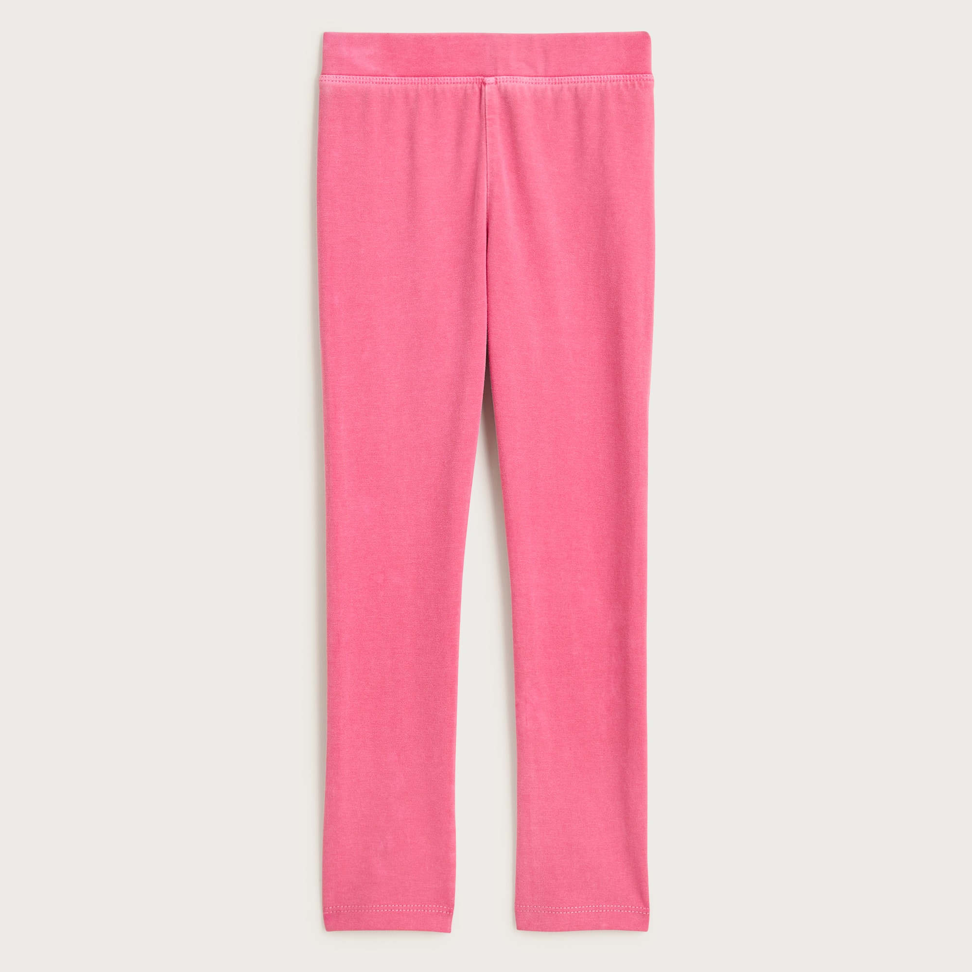  Girls' garment-dyed everyday leggings