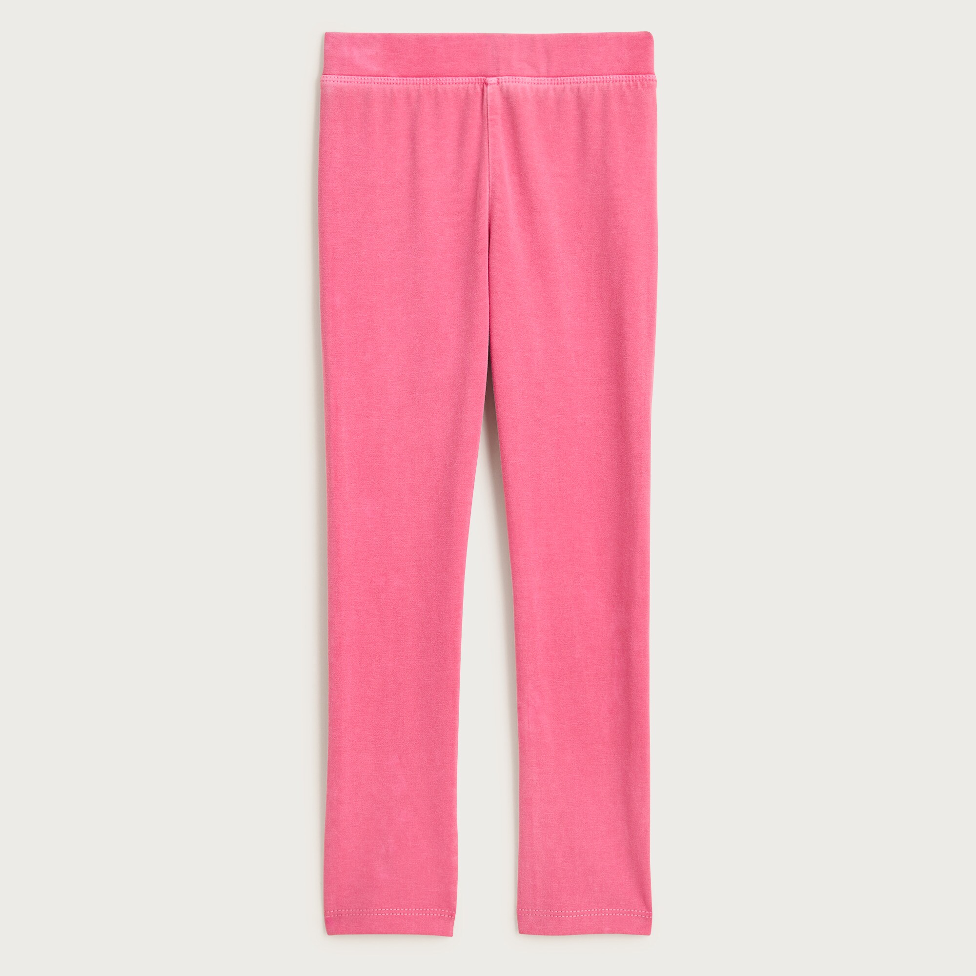 Girls' garment-dyed everyday leggings