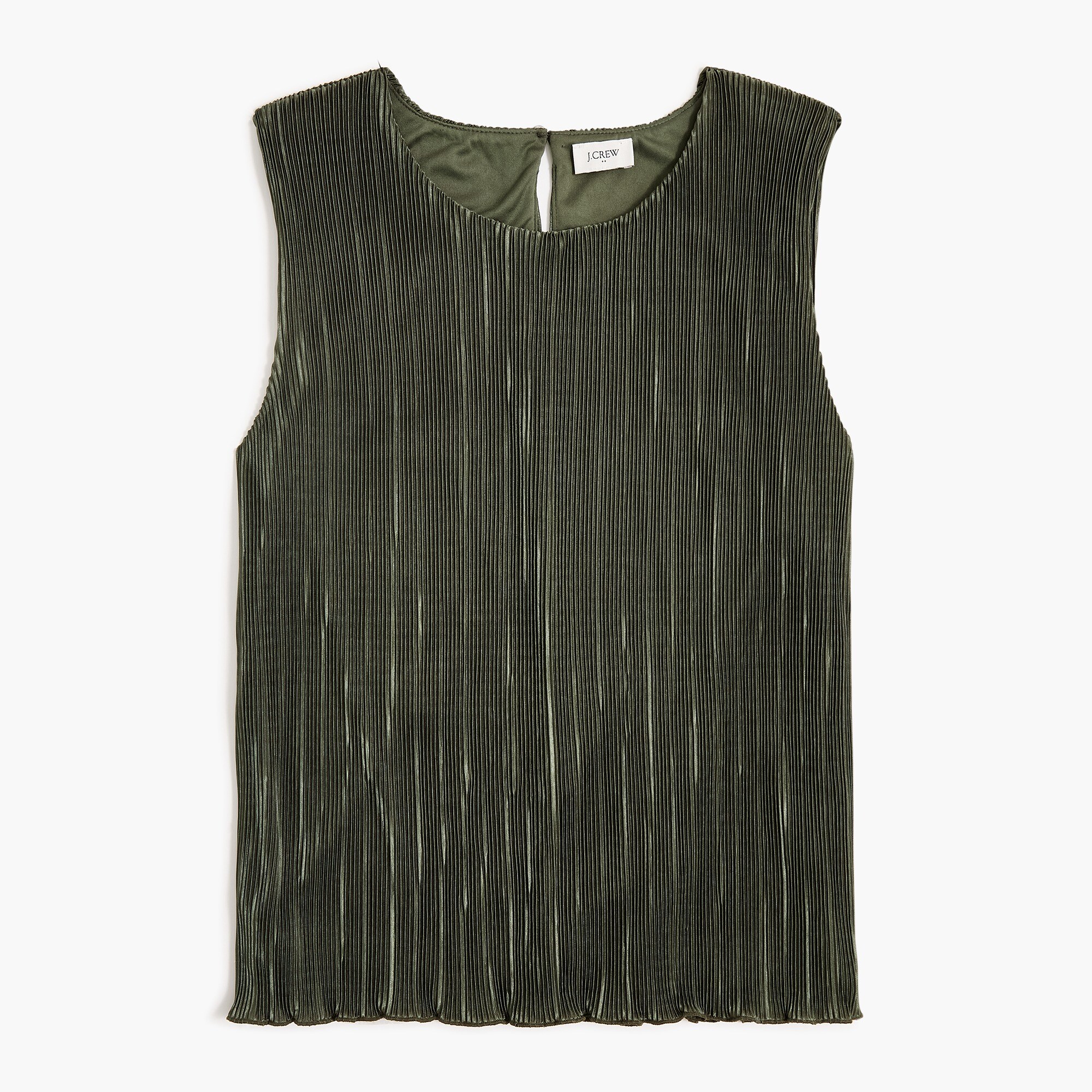  Pliss&eacute; shell top