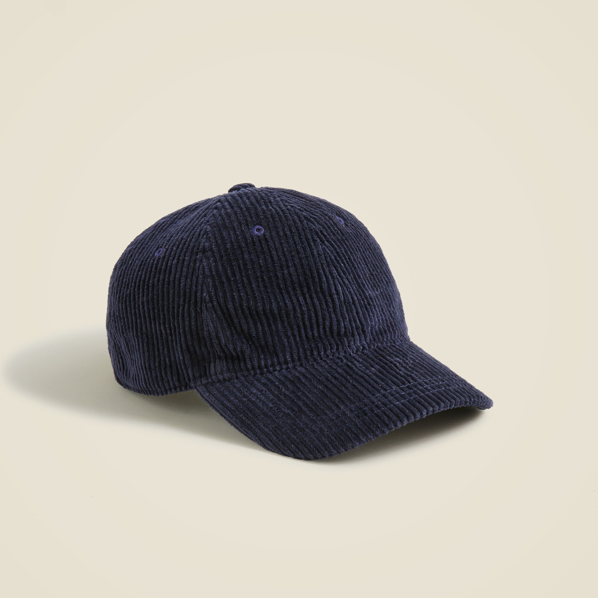 Corduroy baseball cap