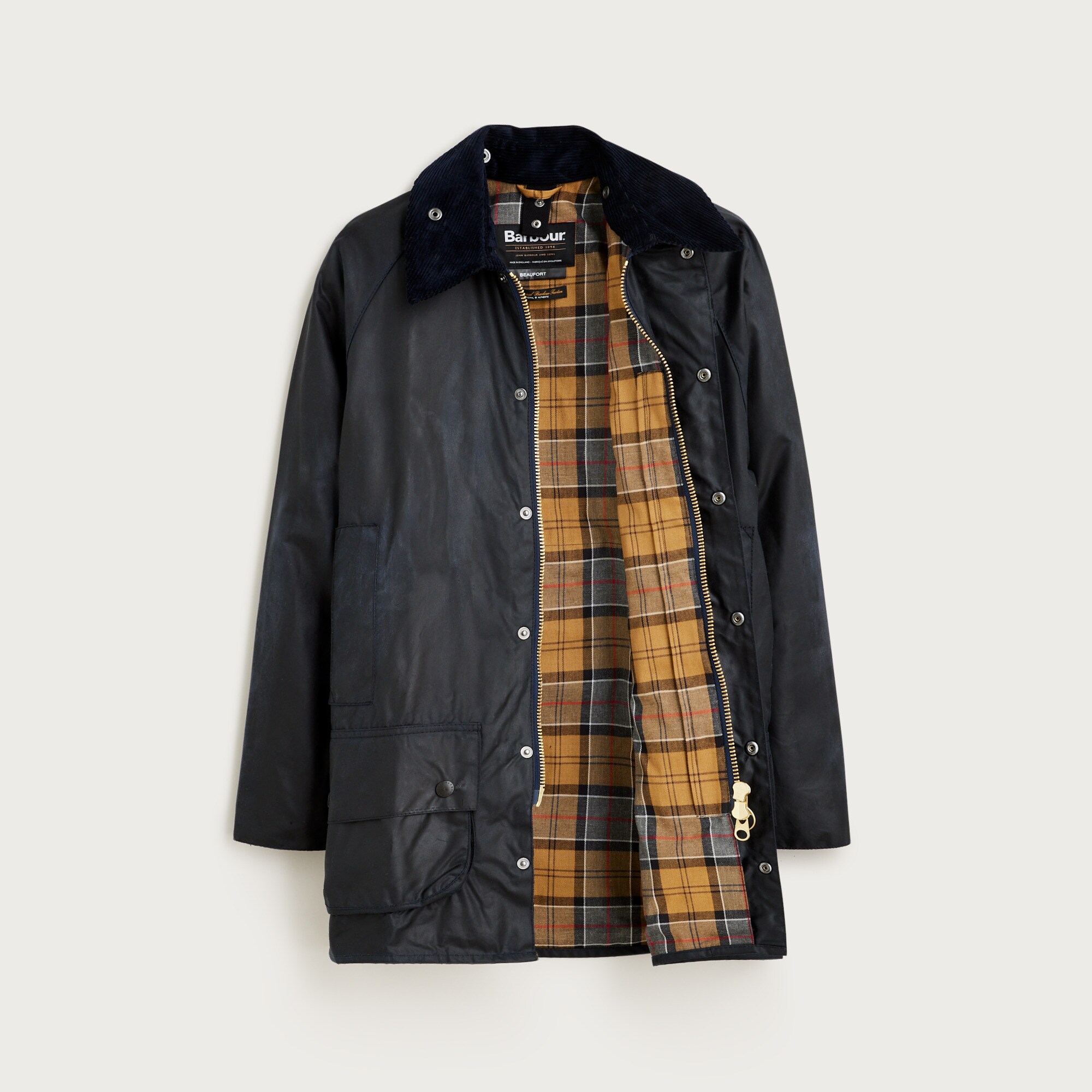 Barbour® Beaufort® Wax Jacket For Men | J.Crew