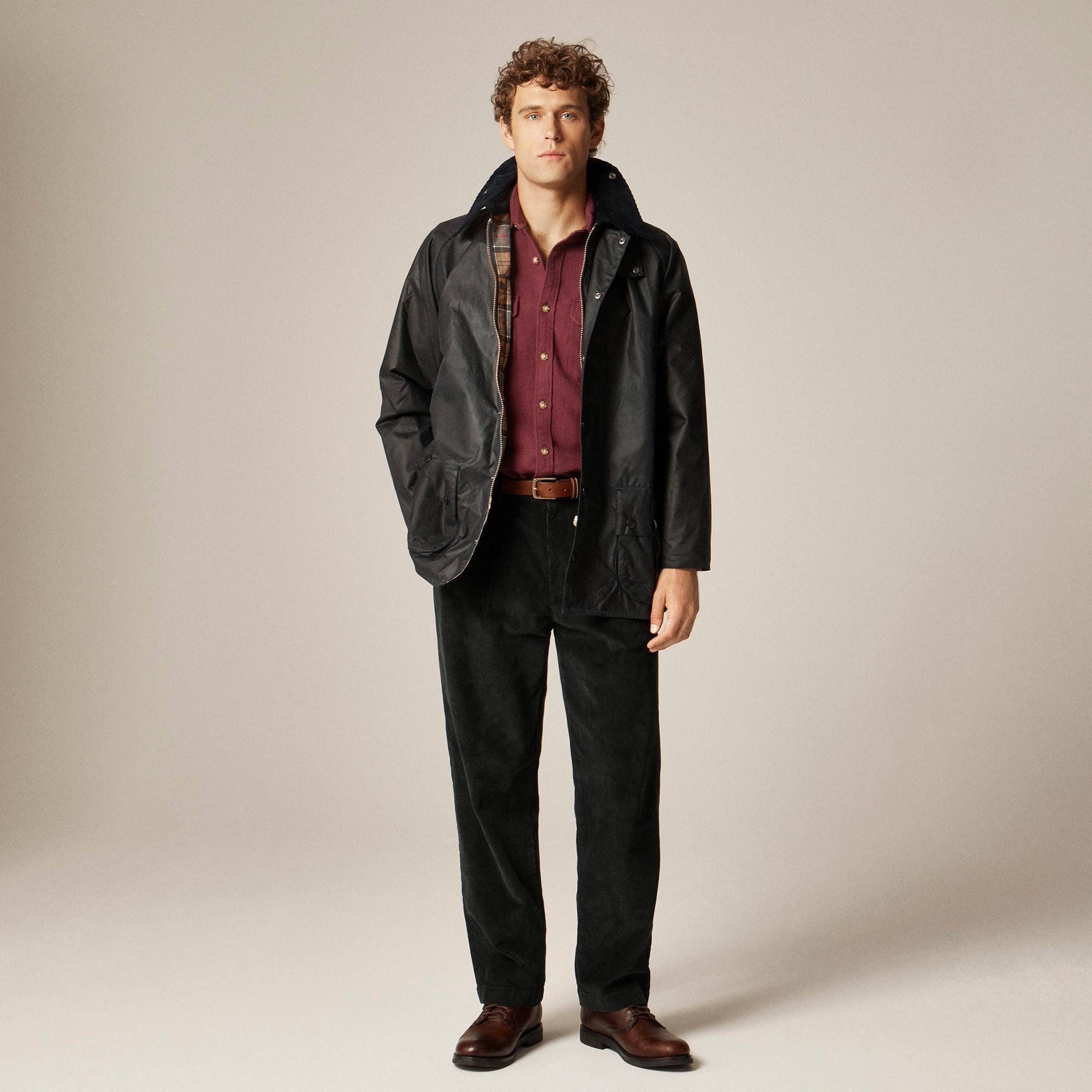 Barbour® Beaufort® Wax Jacket For Men | J.Crew