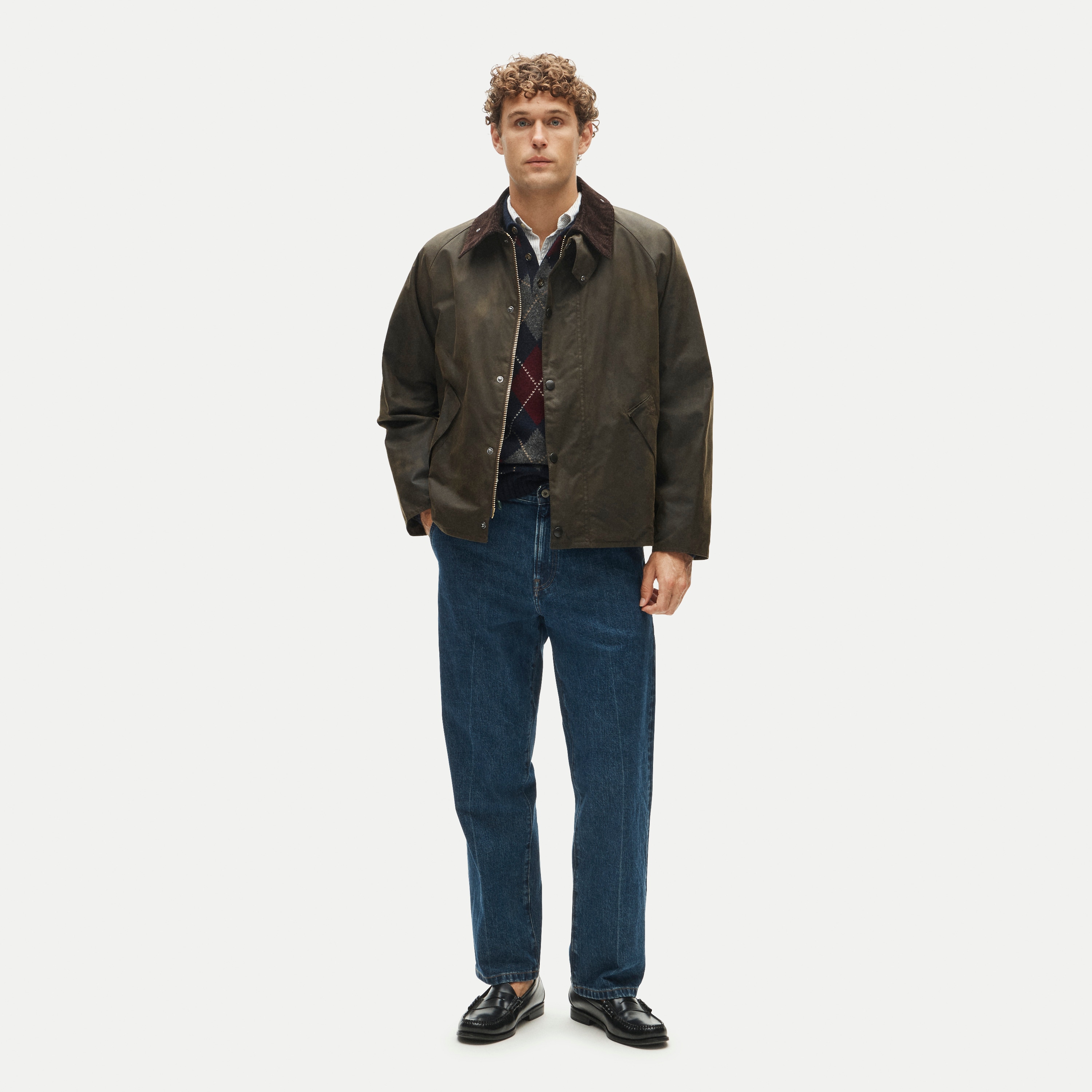 Barbour® Transport Wax Jacket For Men | J.Crew