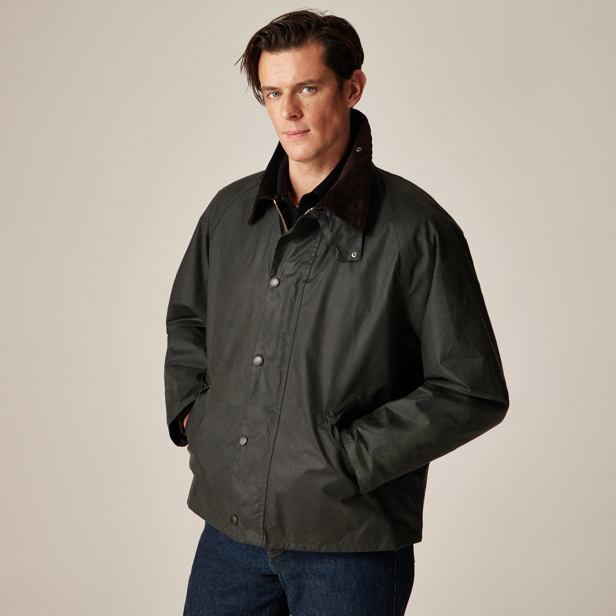 Barbour® Transport Wax Jacket For Men | J.Crew