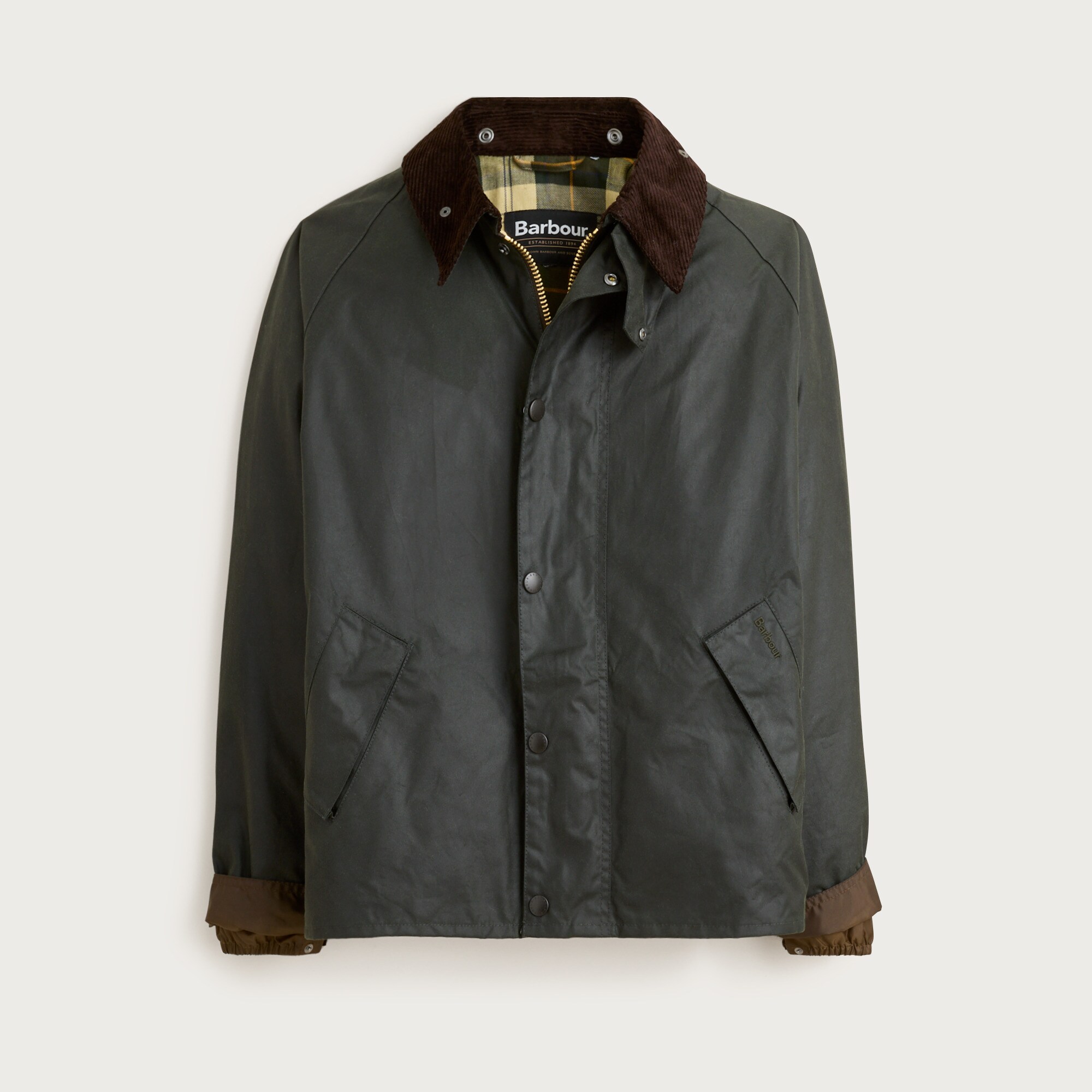SEESEE Barbour Transport set-in sleeveＸＬ Barbour® Transport Wax Jacket For Men | J.Crew