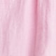 Swingy puff-sleeve top in cotton-linen blend gauze BUBBLEGUM