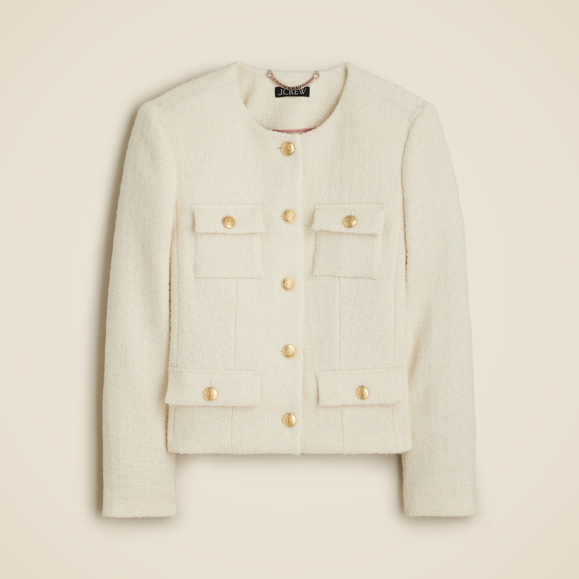J crew tweed jacket womens on sale