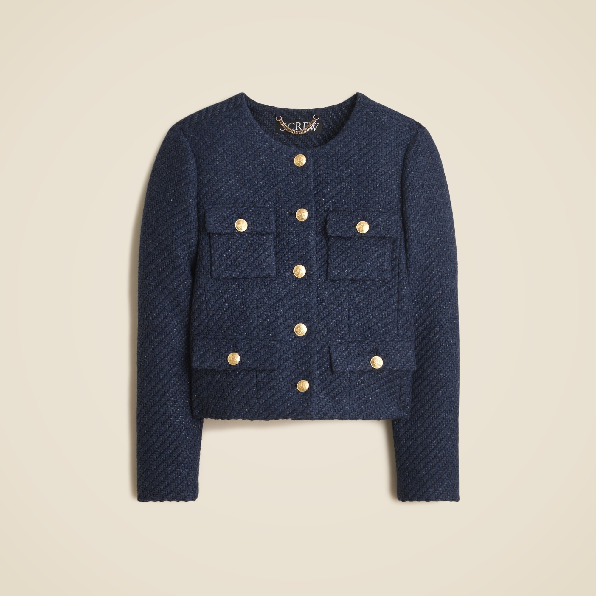 BLUELEA tweed gilet ツイード ジレ ブルレア