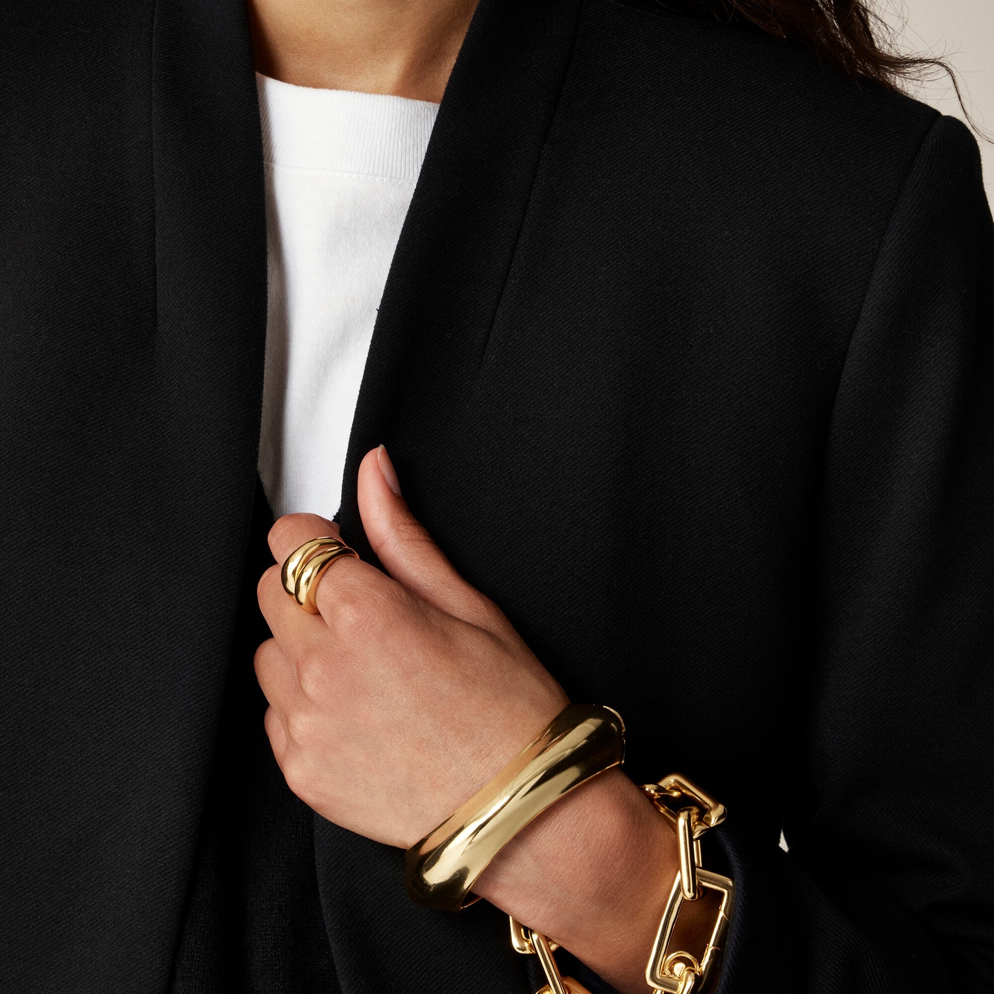 New Going-out blazer in stretch twill