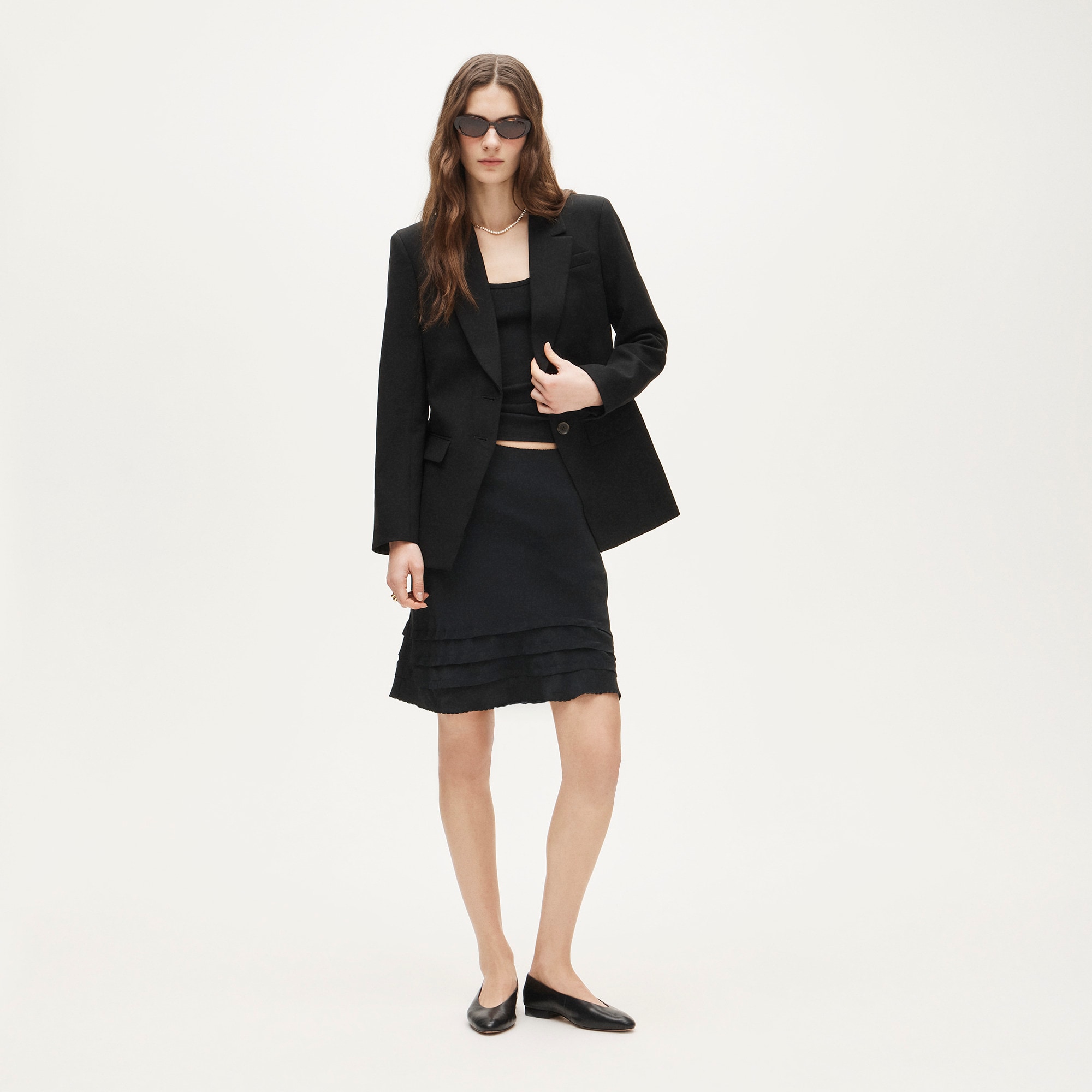 Madelyn blazer in four-season stretch