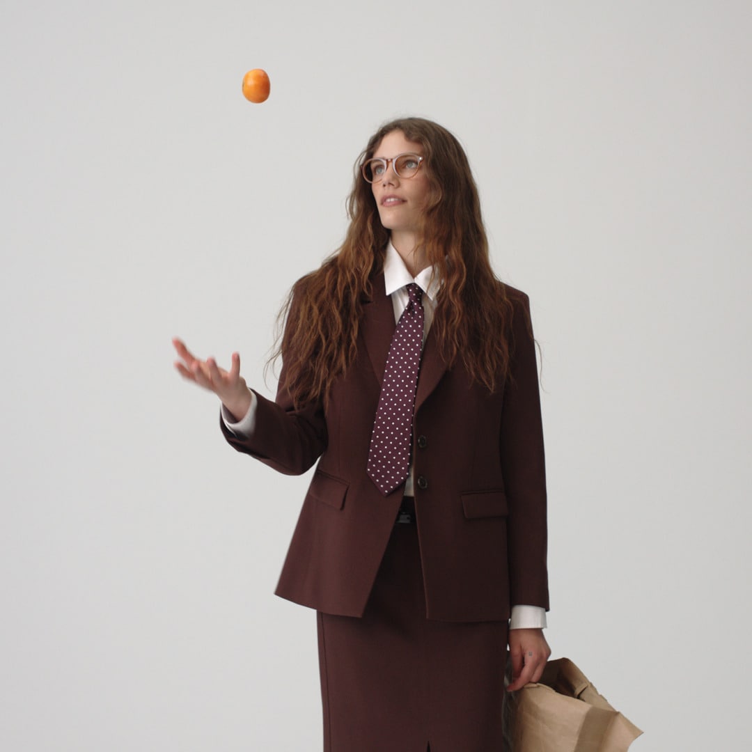 Madelyn blazer in four-season stretch