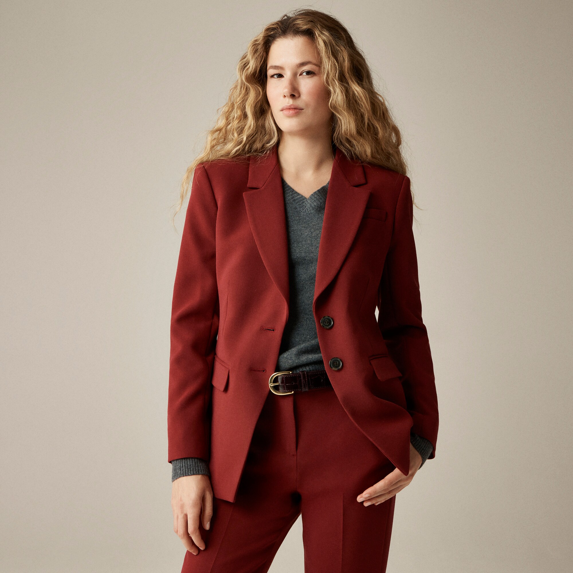 Madelyn blazer in four-season stretch