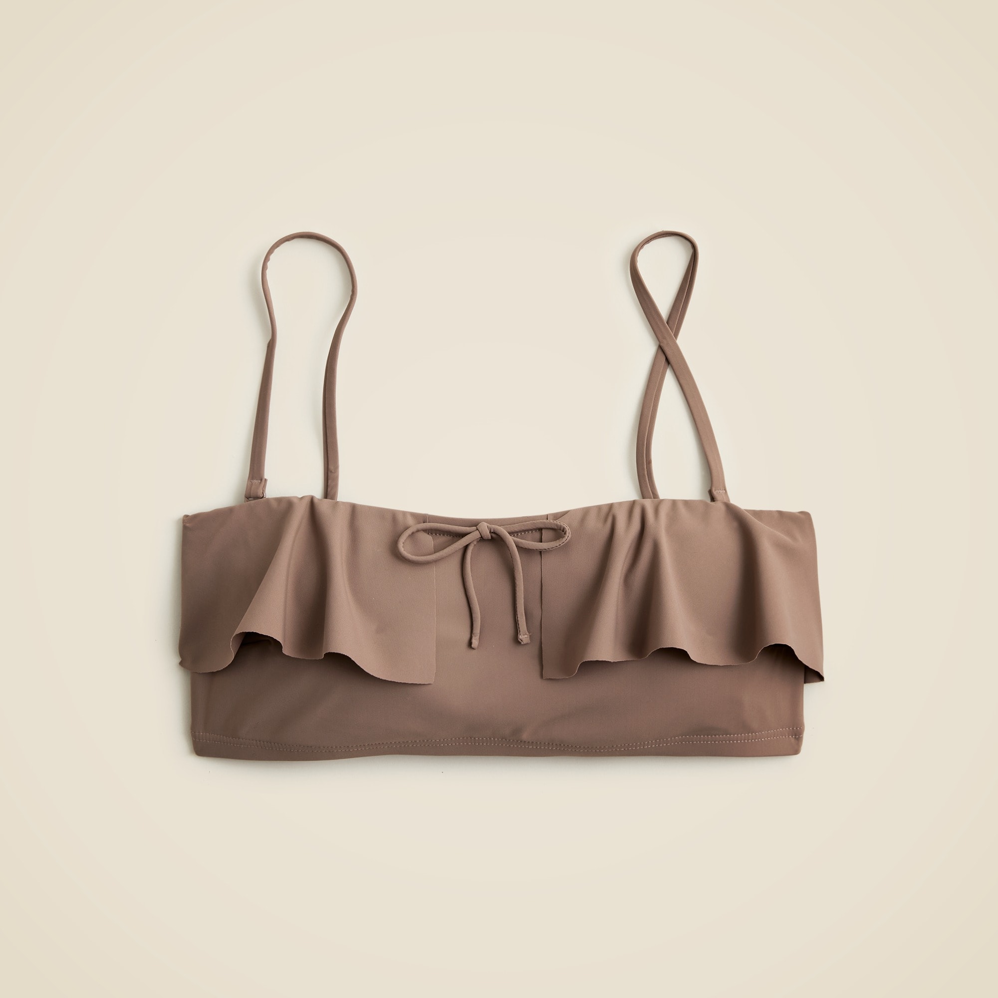 Maryam Nassir Zadeh X J.Crew Ruffle Bandeau Bikini Top For