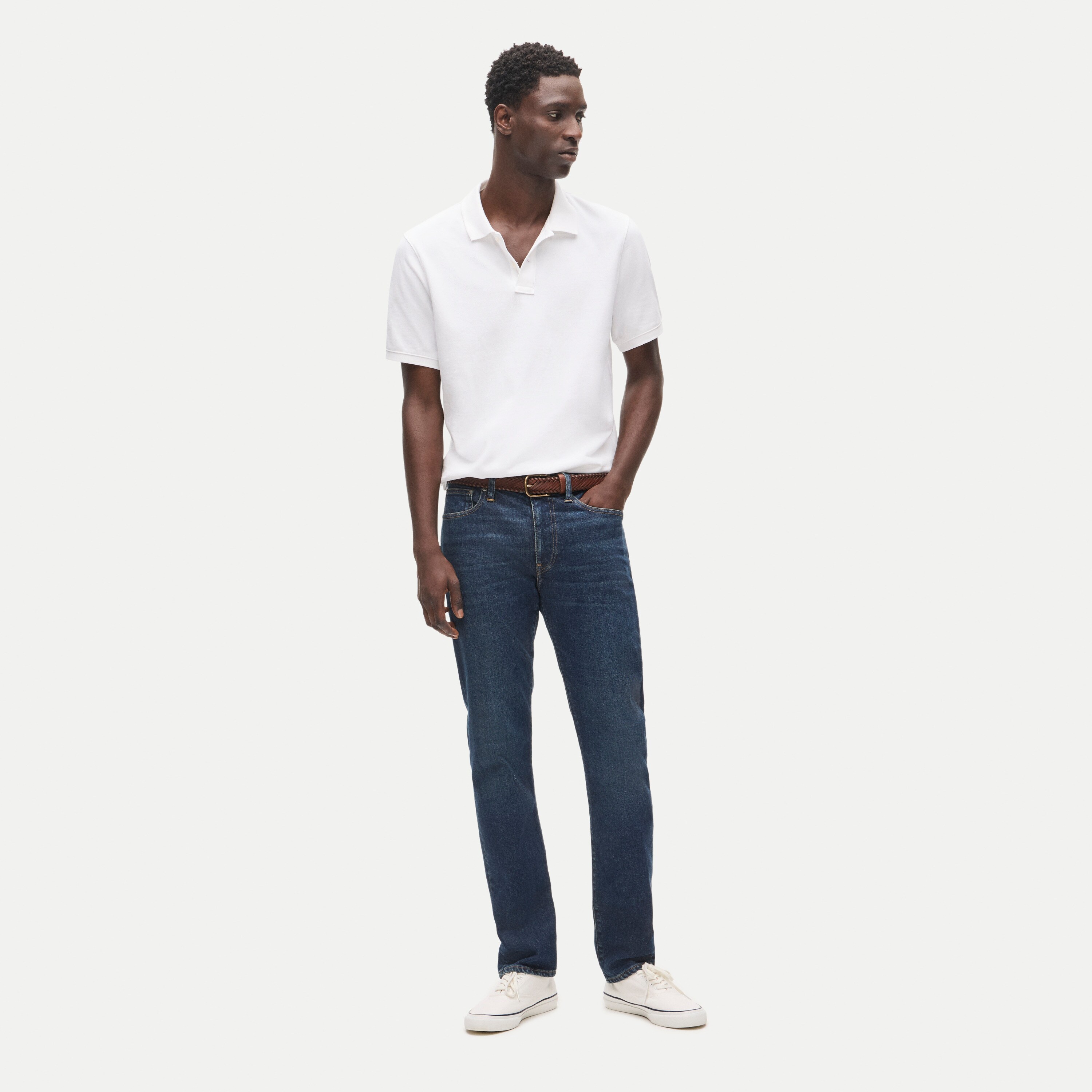 770™ Straight-fit stretch jean in one-year wash