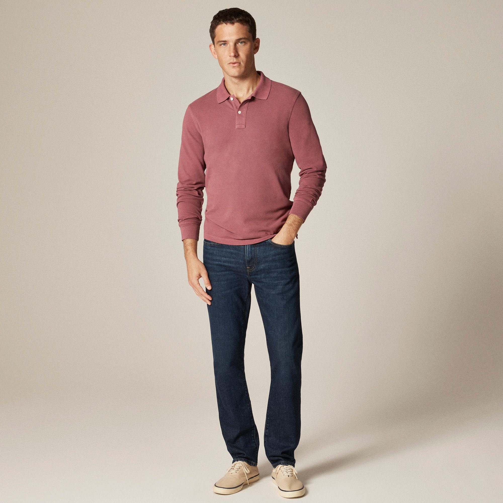 484 Slim-fit stretch jean in one-year wash