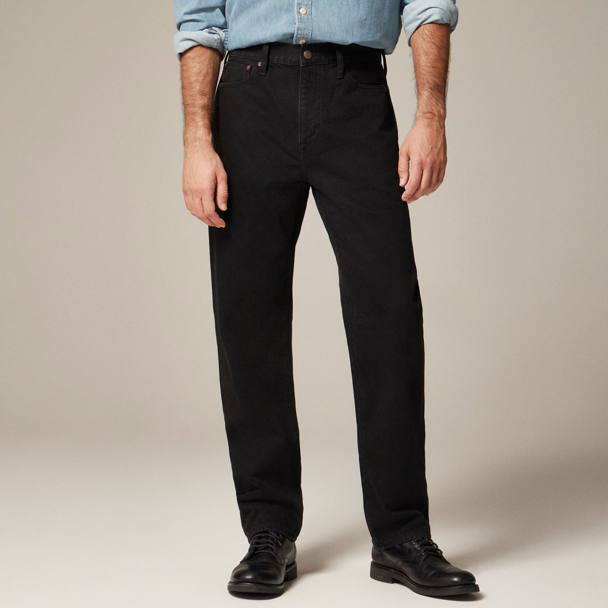 Classic jean in black rinse
