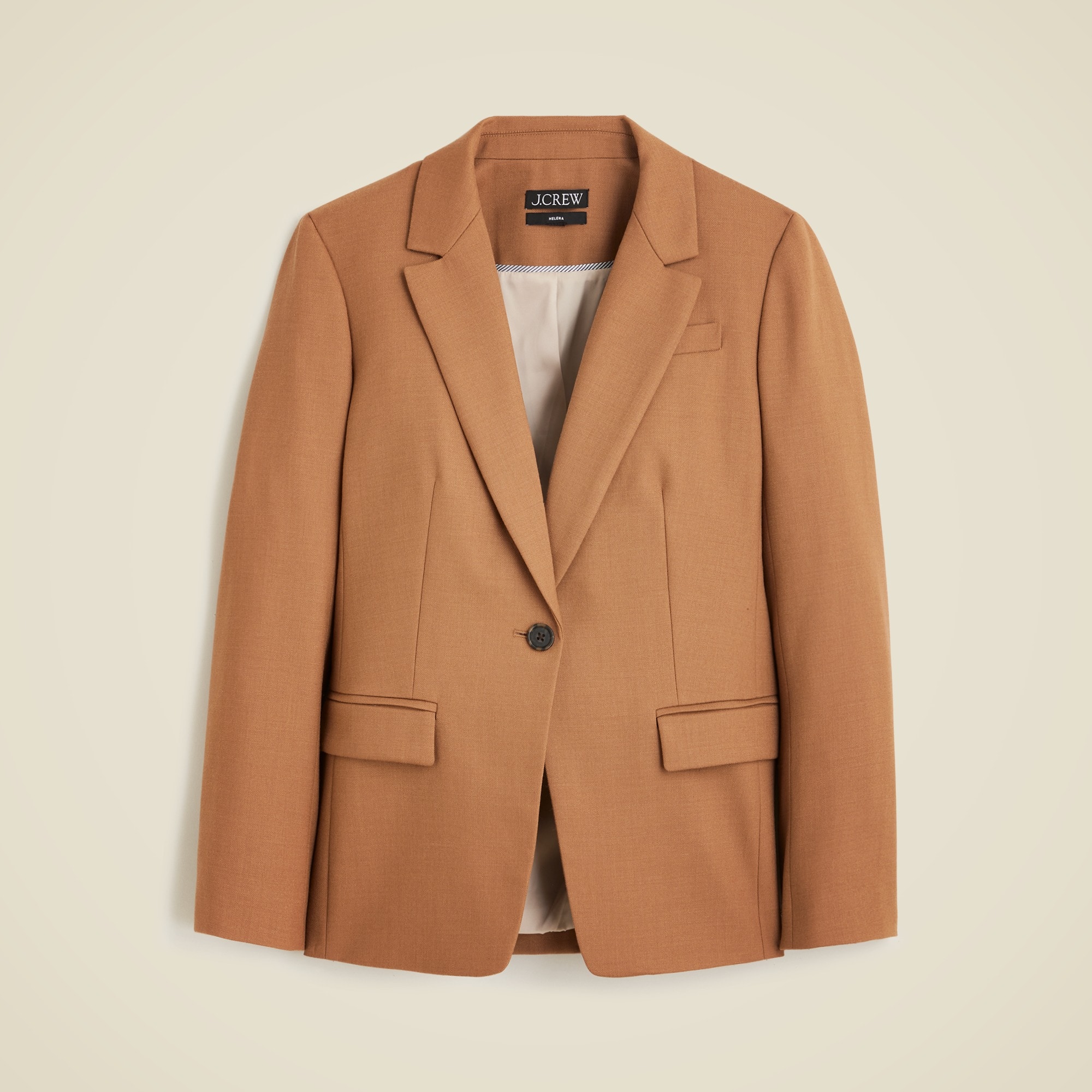 Helena blazer in wool-blend flannel