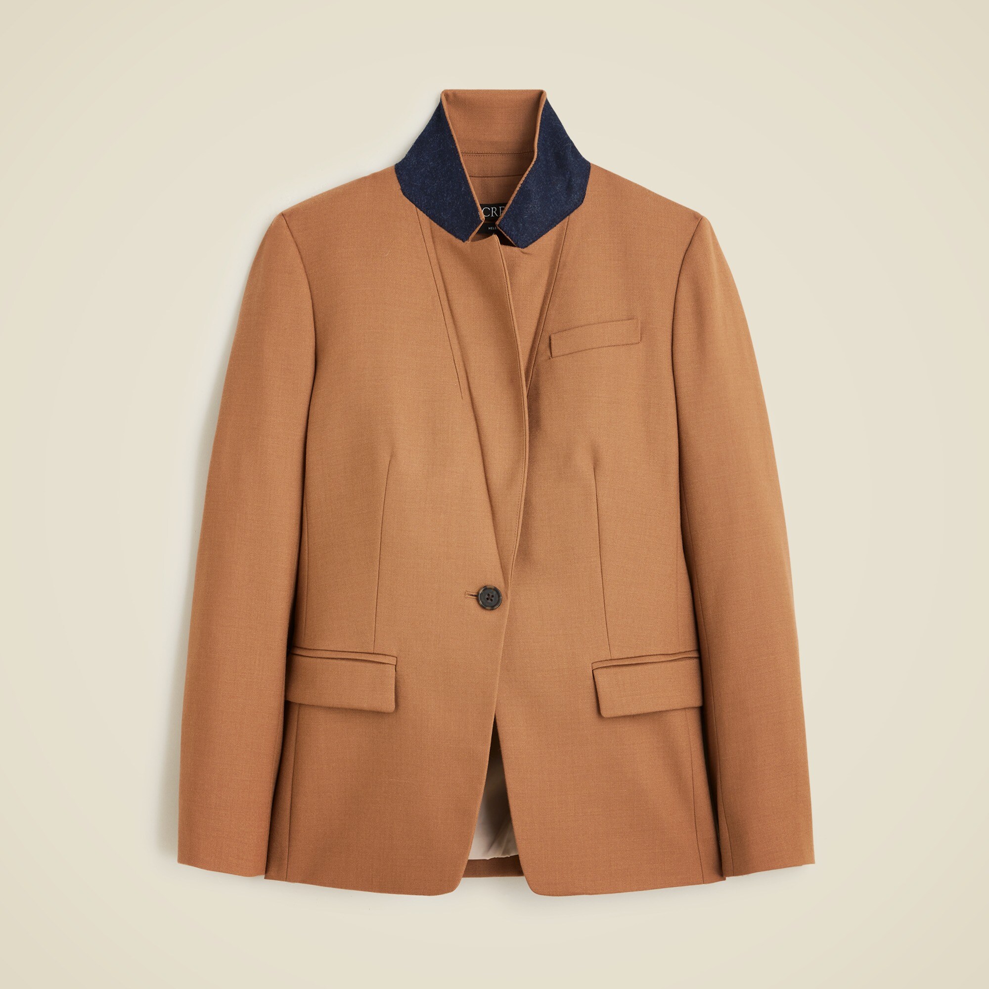 Helena blazer in wool-blend flannel - image 5