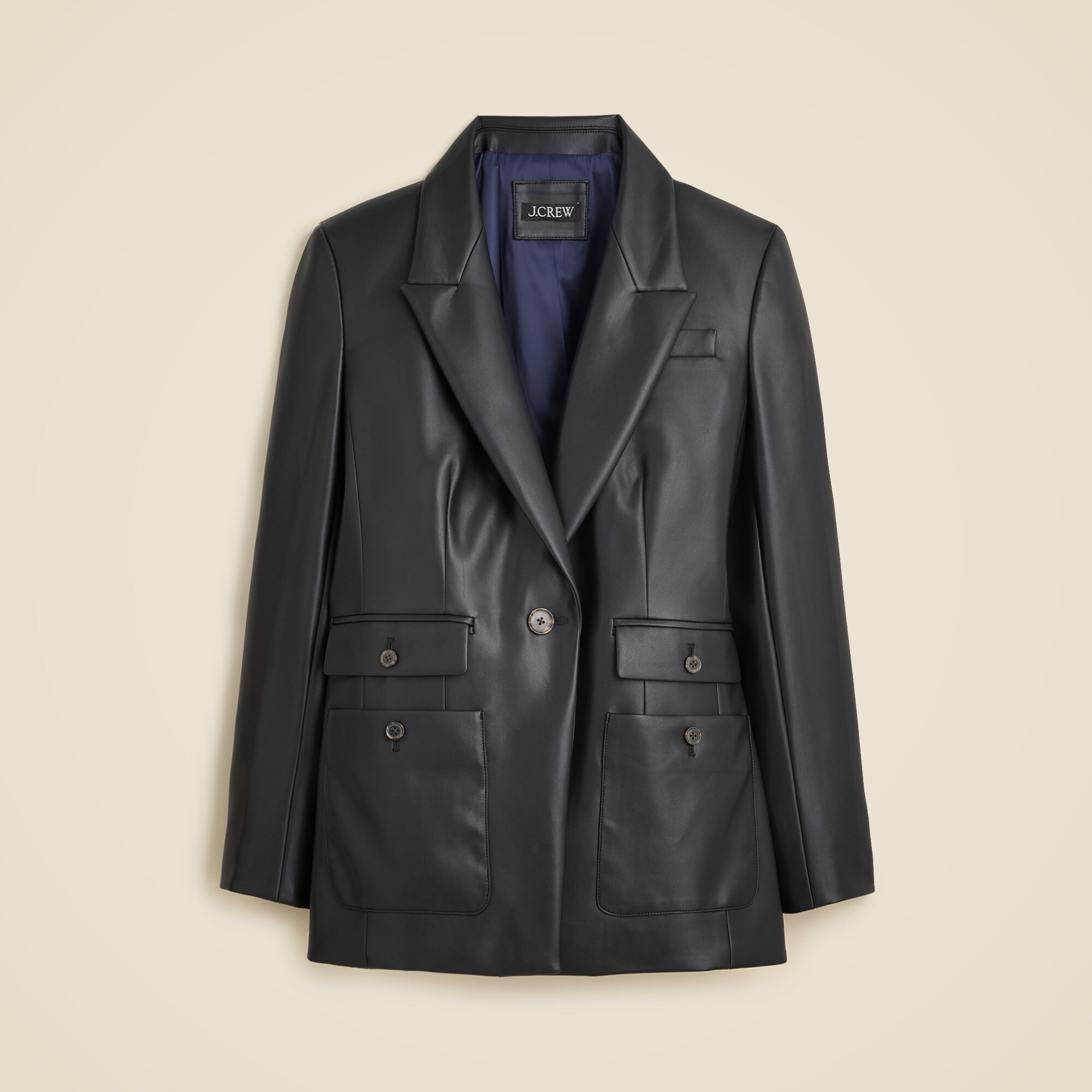 Vivienne blazer in faux leather