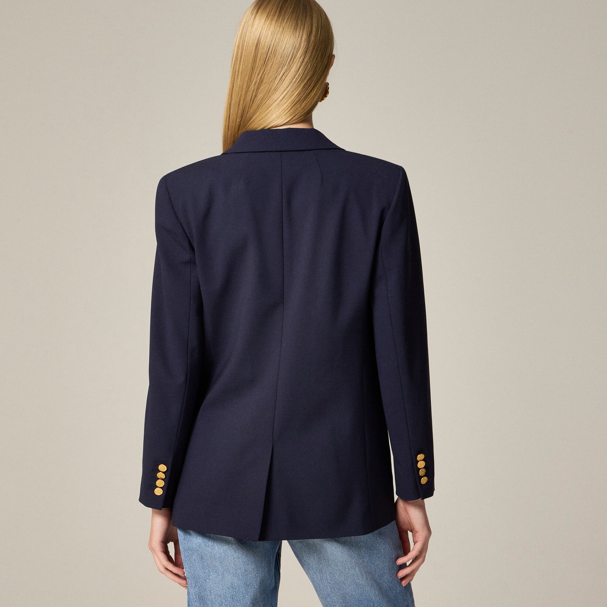 Vivienne blazer in Italian bi-stretch wool blend