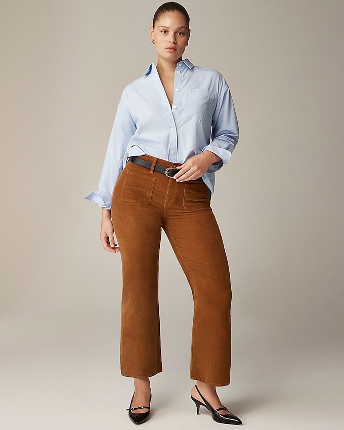 J.Crew: Sailor Slim-wide Pant In Stretch Corduroy For Women J.Crew: Sailor Slim-wide Pant In Stretch Corduroy For Women