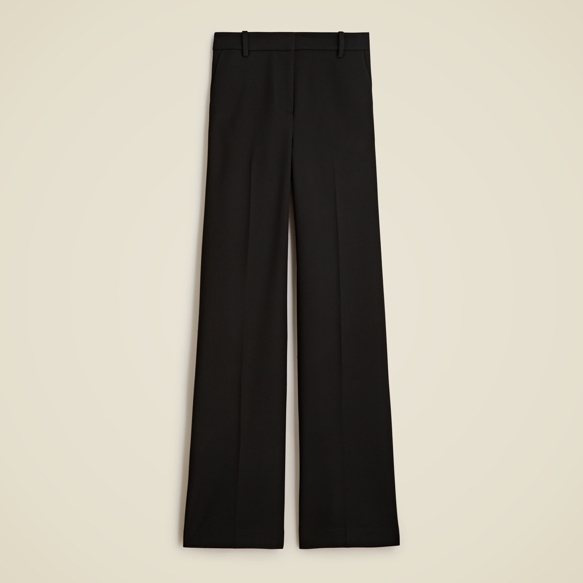 Petite wide-leg trouser in four-season stretch