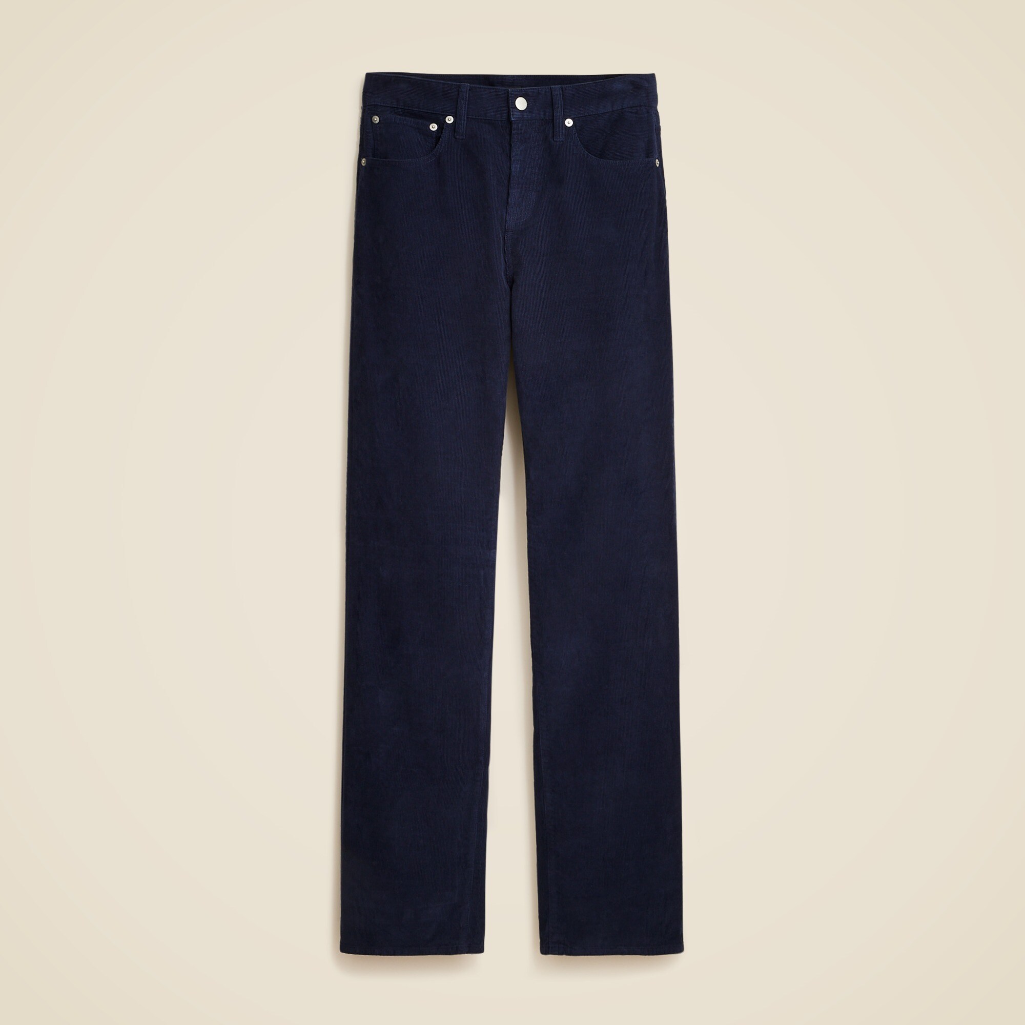 Loose straight corduroy pant