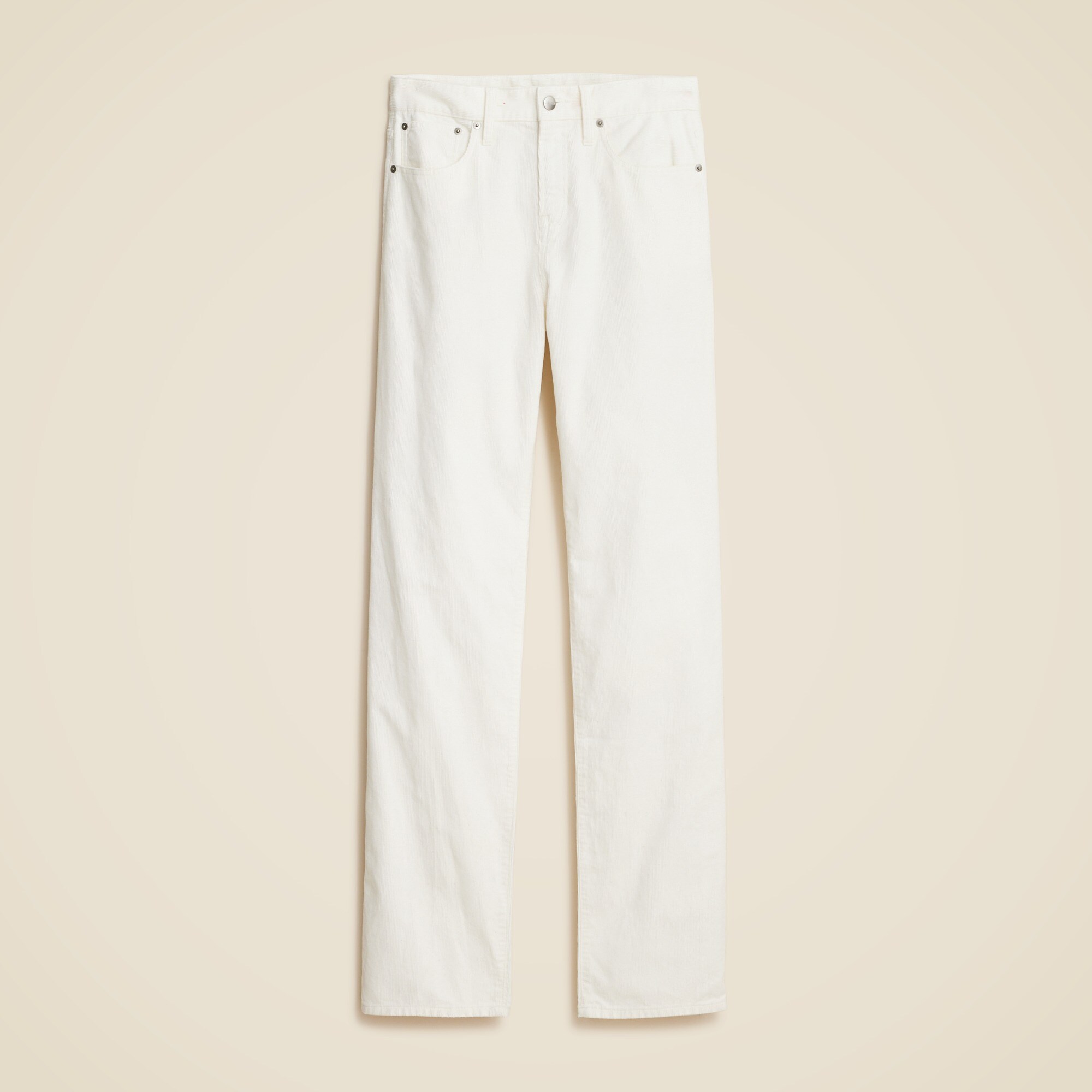  Loose straight corduroy pant