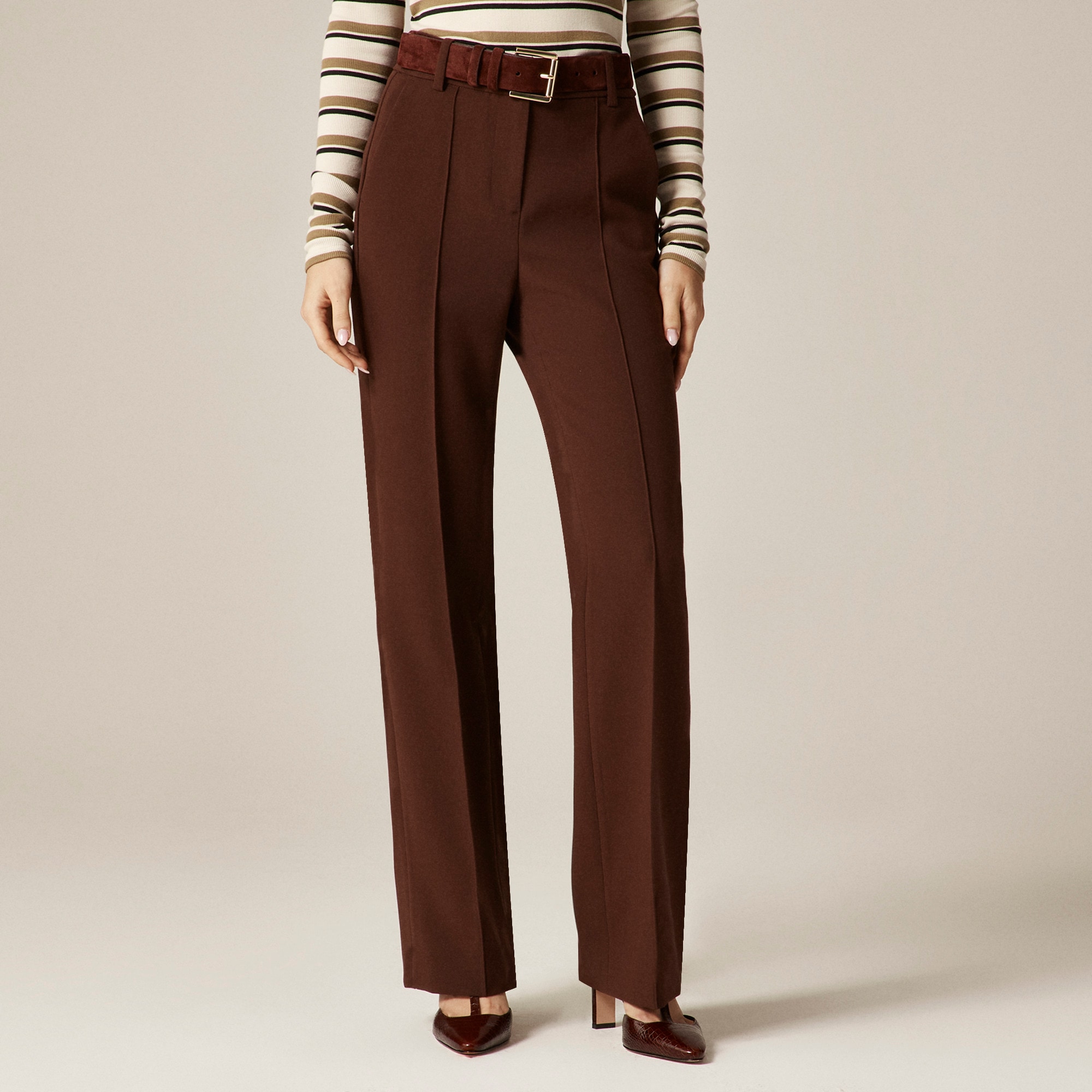 Brown Full Pants For Women | J.Crew