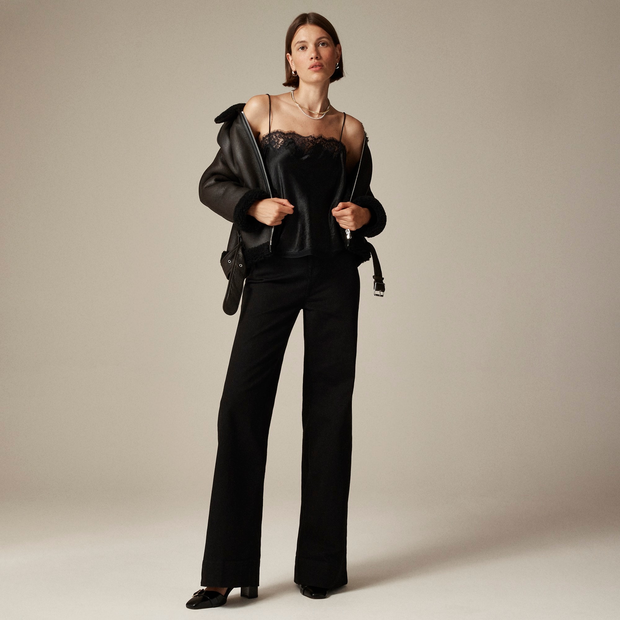 j.crew: denim trouser in 1996 semi-stretch for women