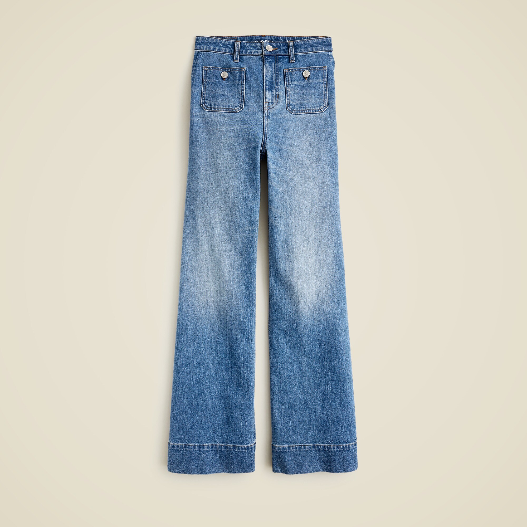 High-rise Sailor denim trouser in 1996 semi-stretch