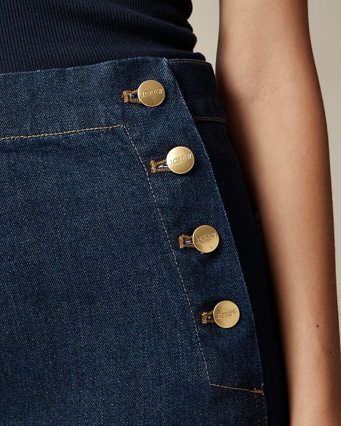 J.Crew: Sailor-button Denim Trouser In 1996 Semi-stretch For J.Crew: Sailor-button Denim Trouser In 1996 Semi-stretch For