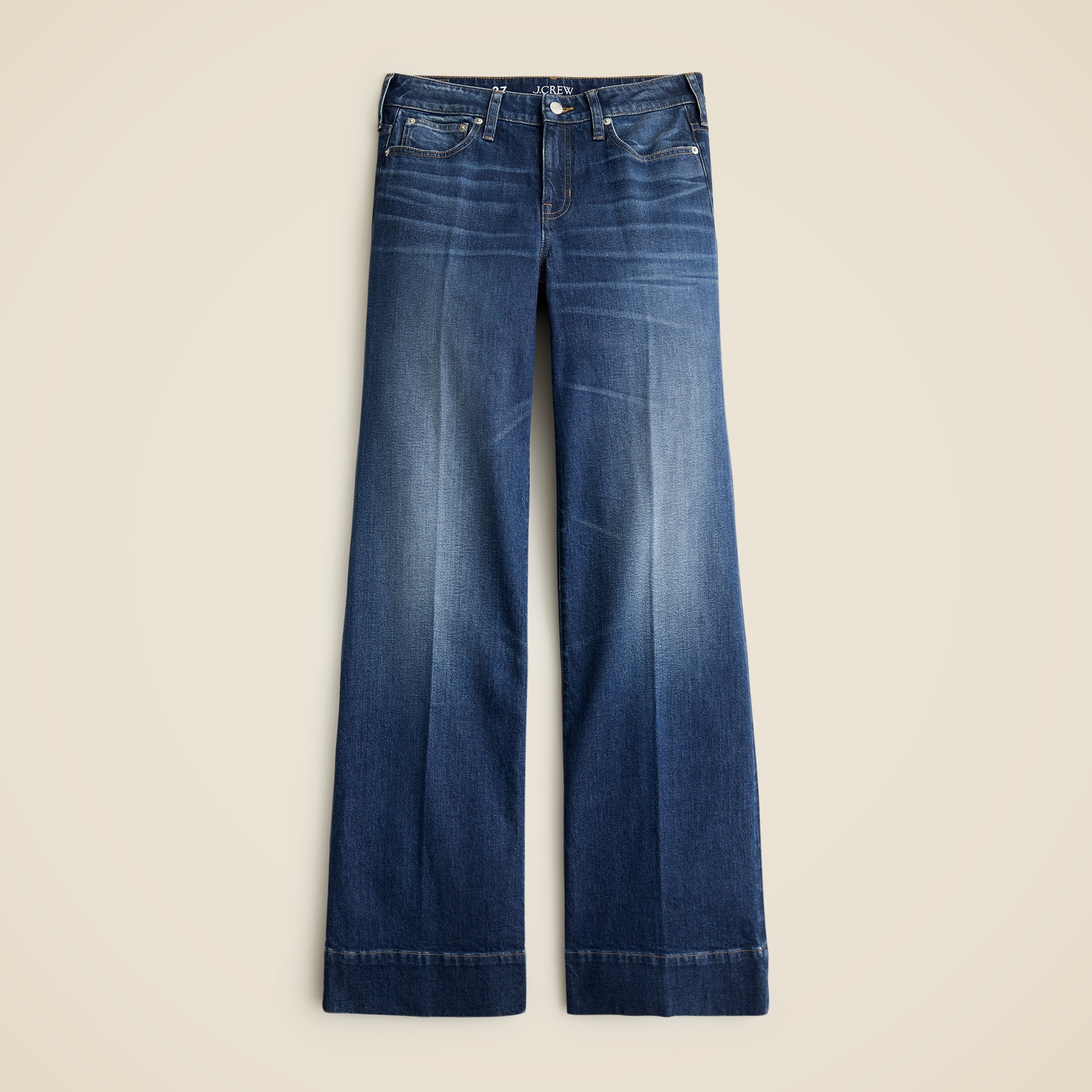 Low-rise denim trouser jean