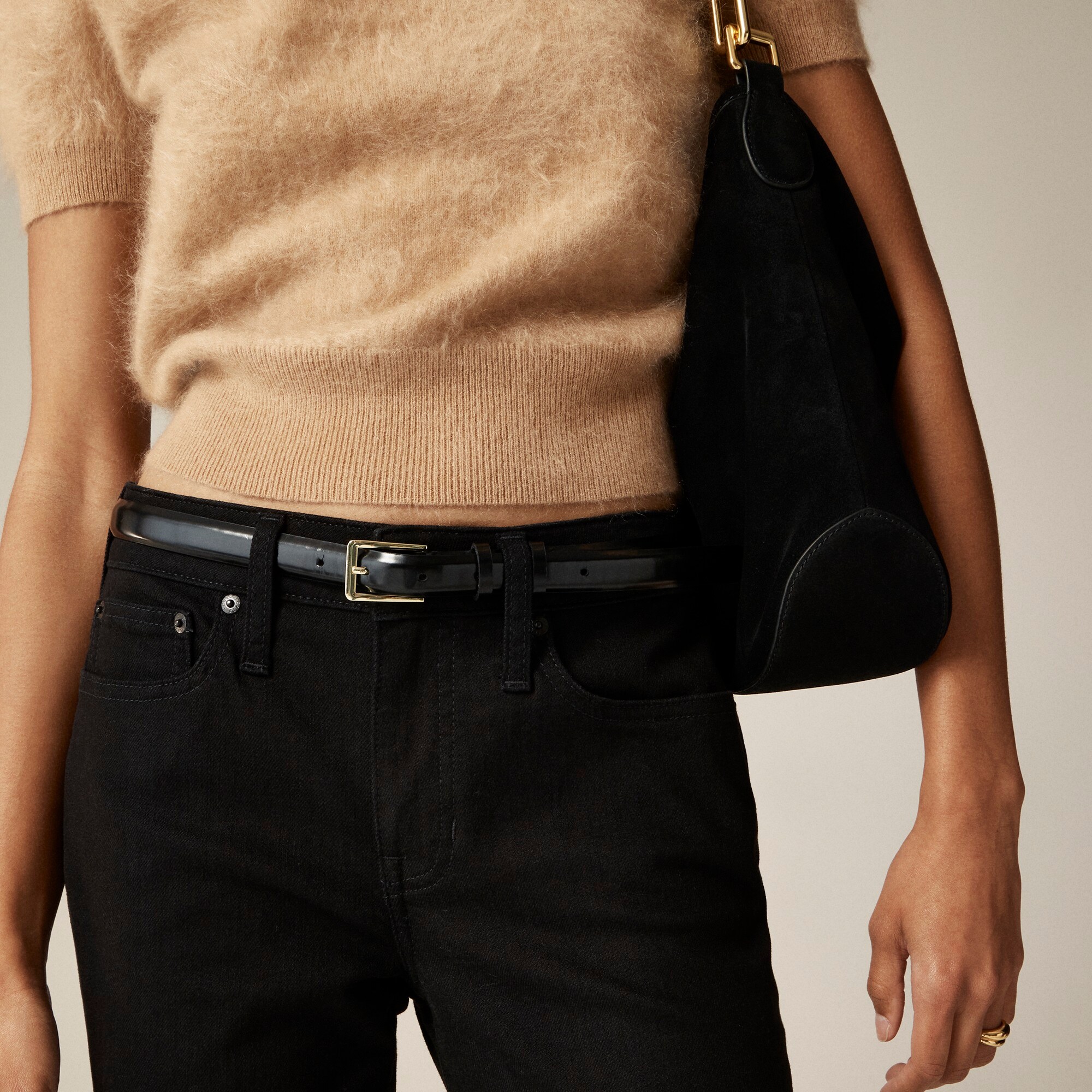 Low-rise denim trouser in 1996 semi-stretch