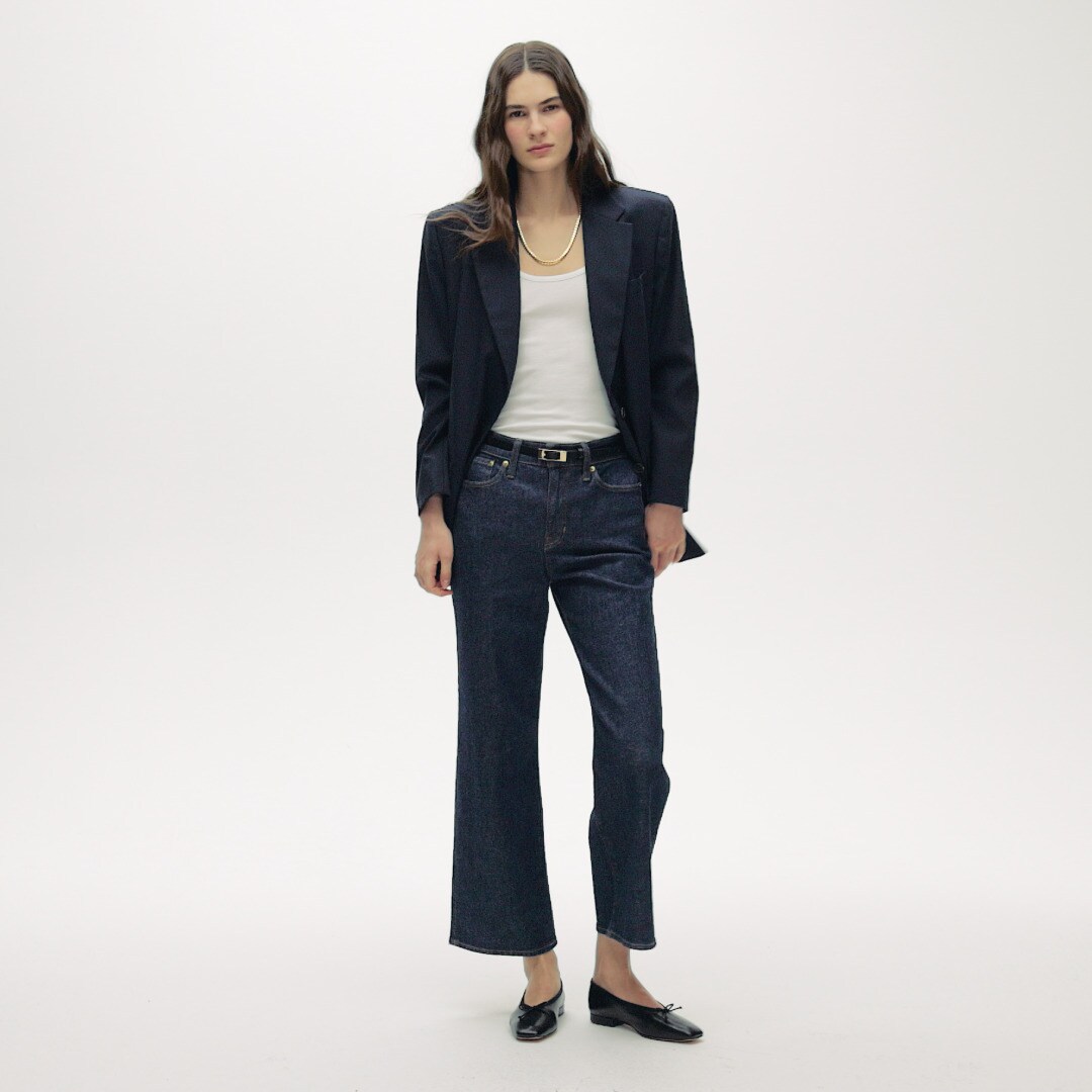 Slim-wide jean