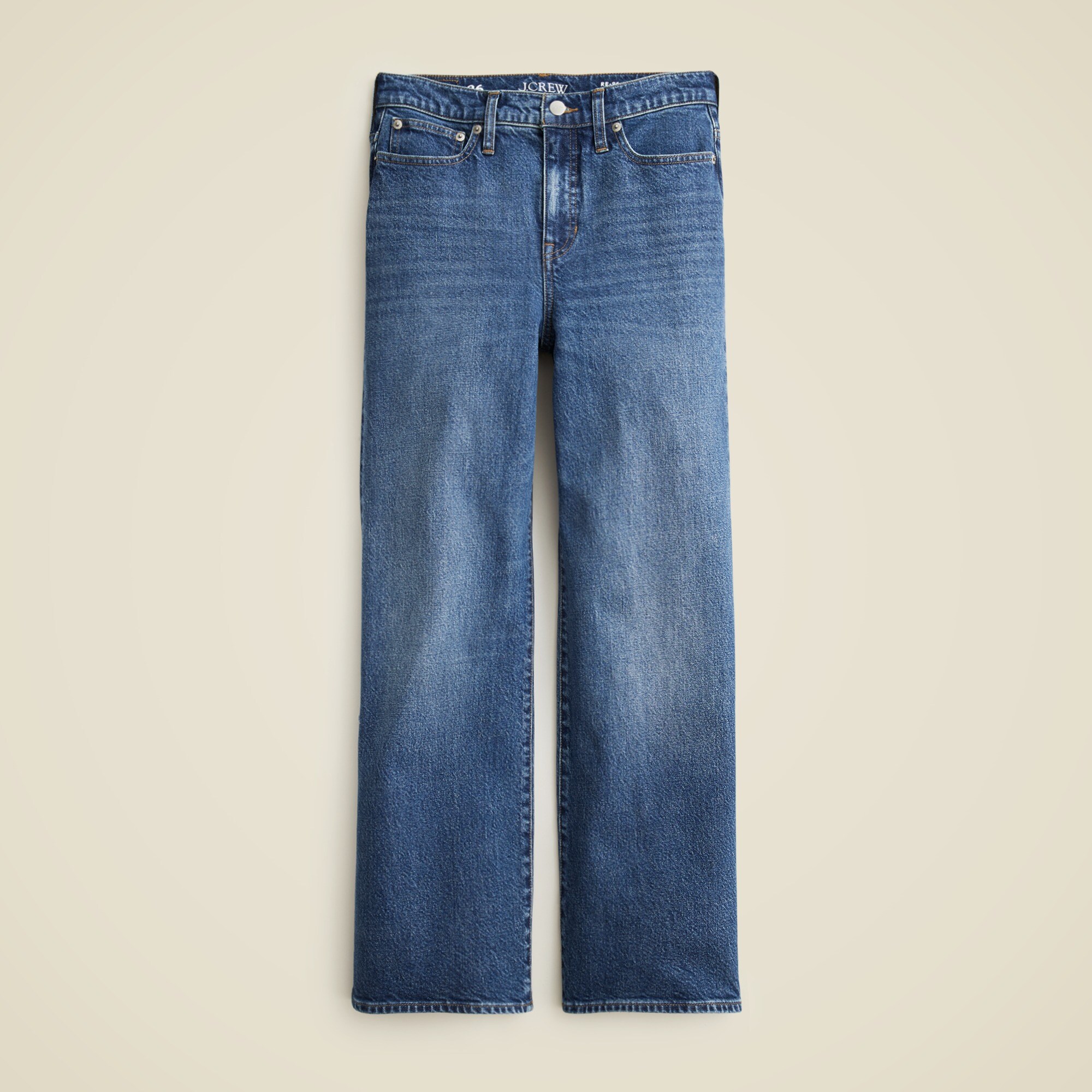High-rise slim wide jean in 1996 semi-stretch