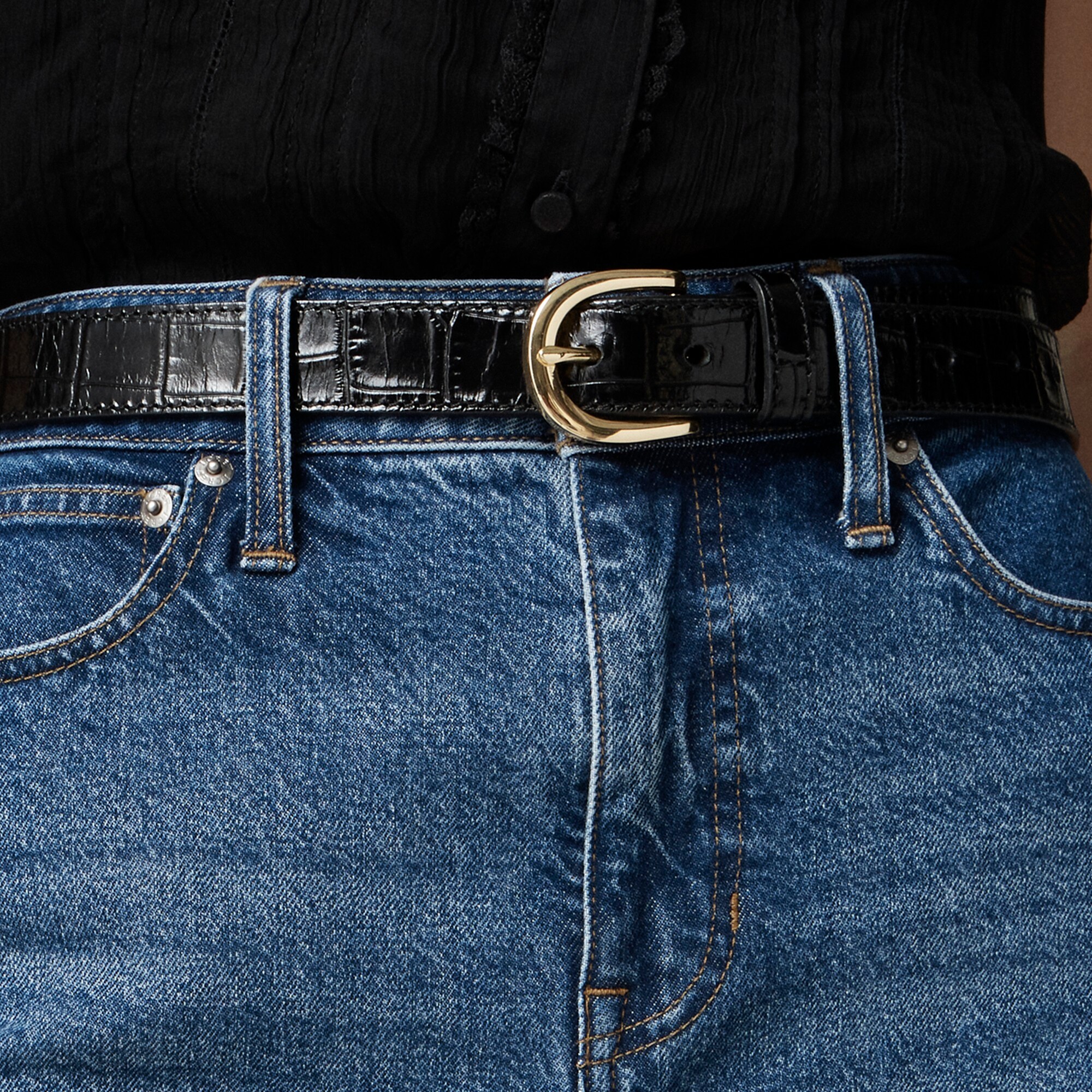 Curvy slim-wide jean in 1996 semi-stretch