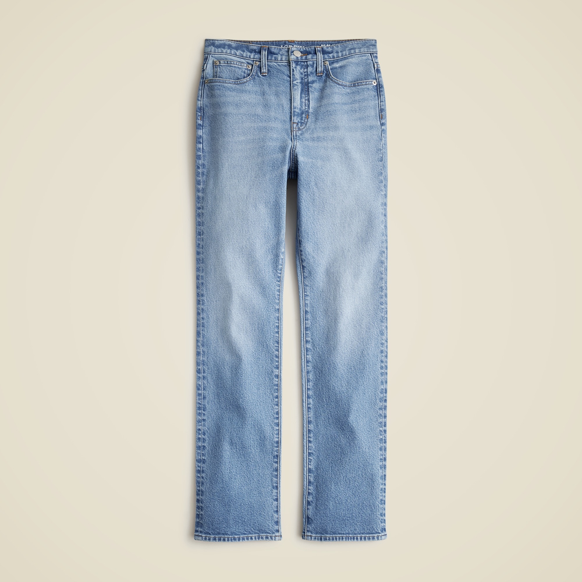 High-rise straight jean in 1996 semi-stretch