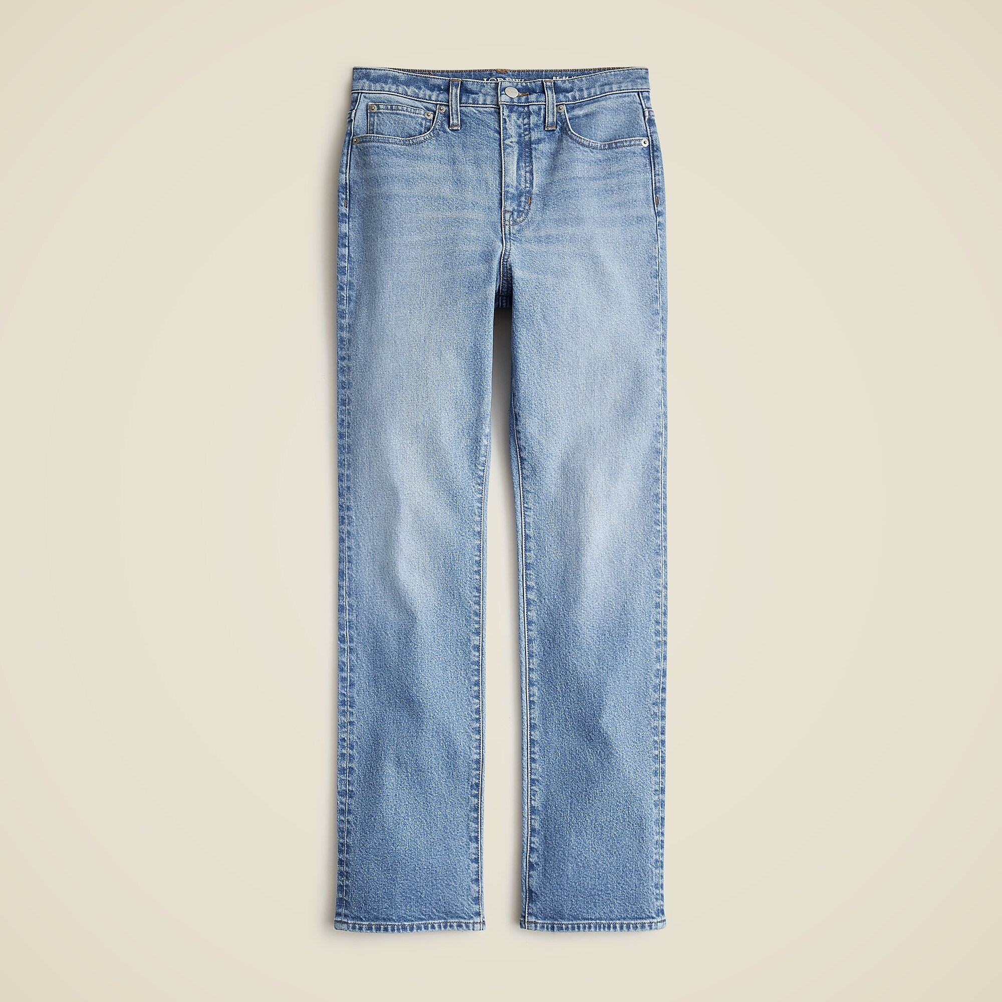 High-rise straight jean in 1996 semi-stretch