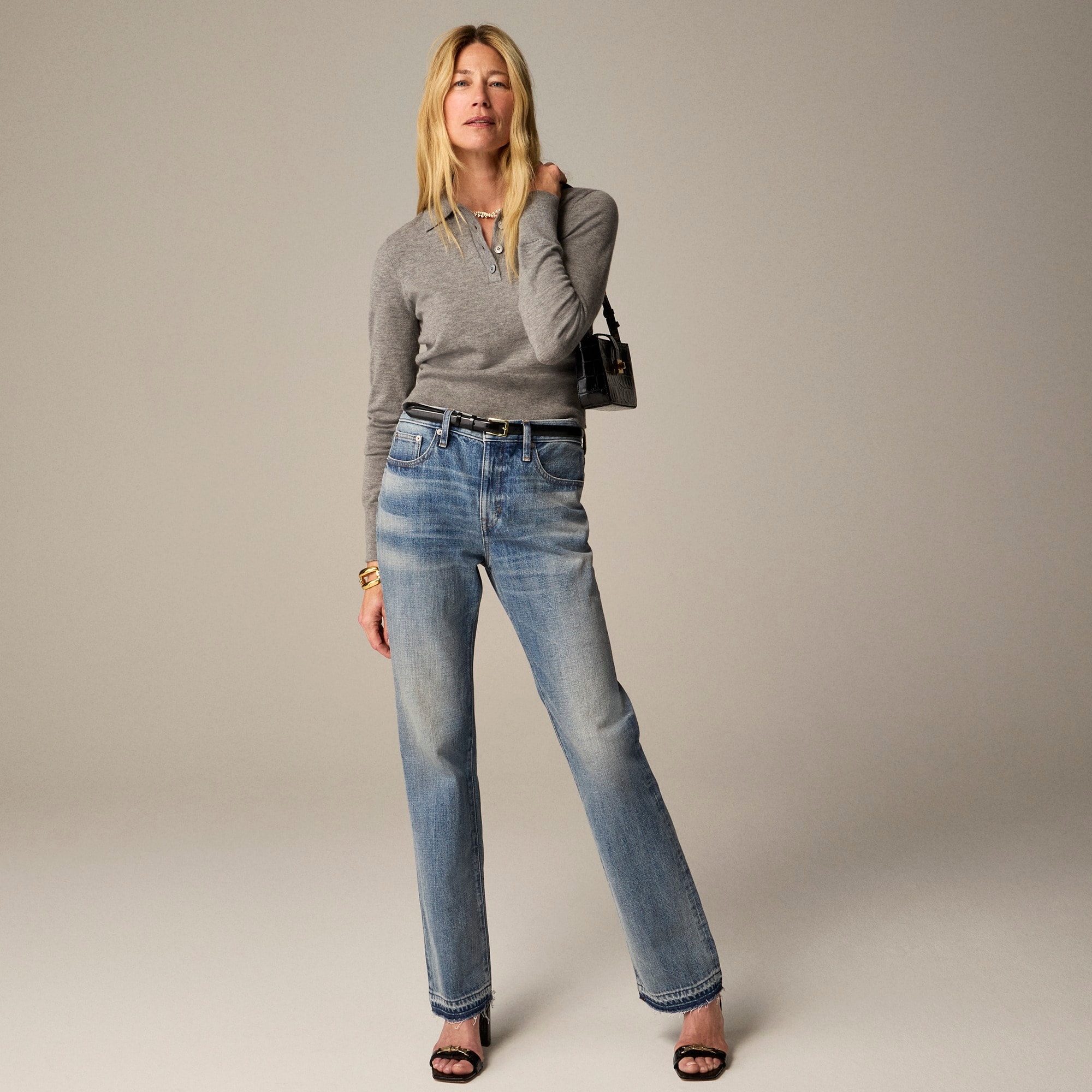 j.crew: mid-rise straight jean for women
