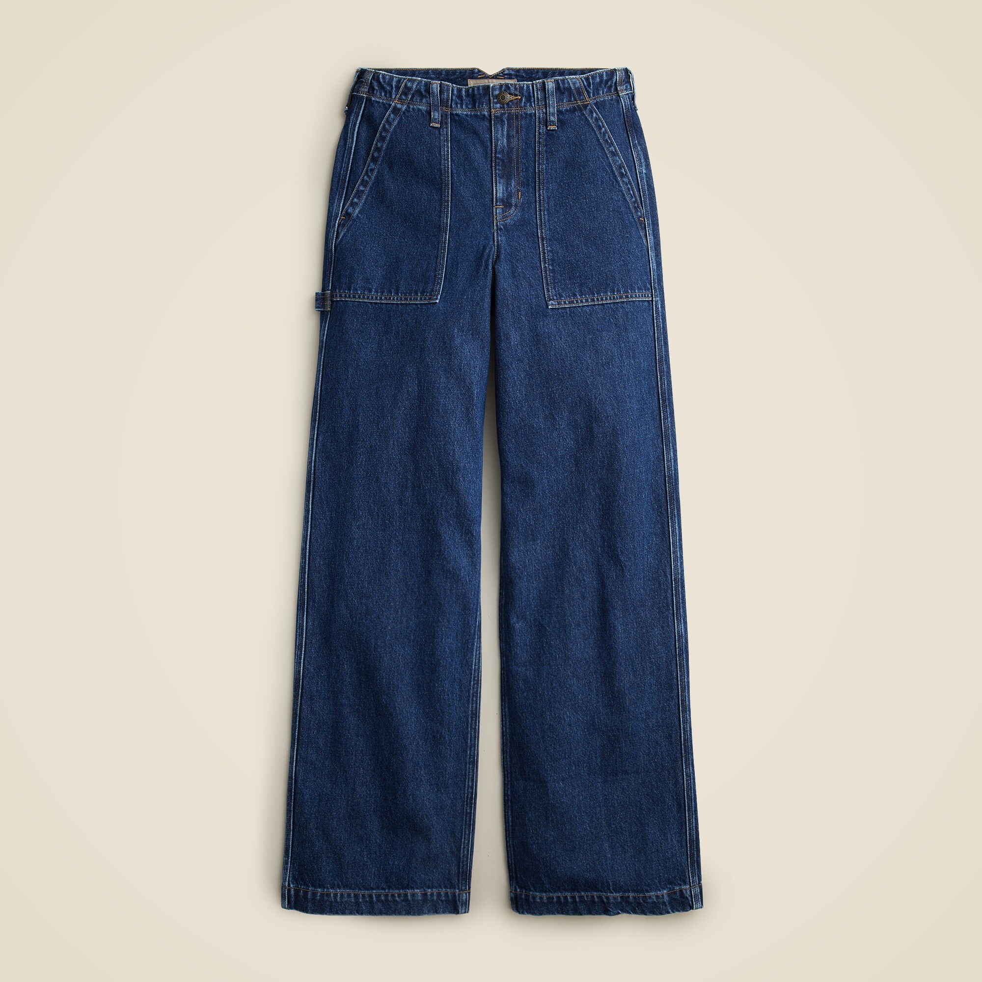 Point Sur wide-leg carpenter jean in Deep Dusk wash