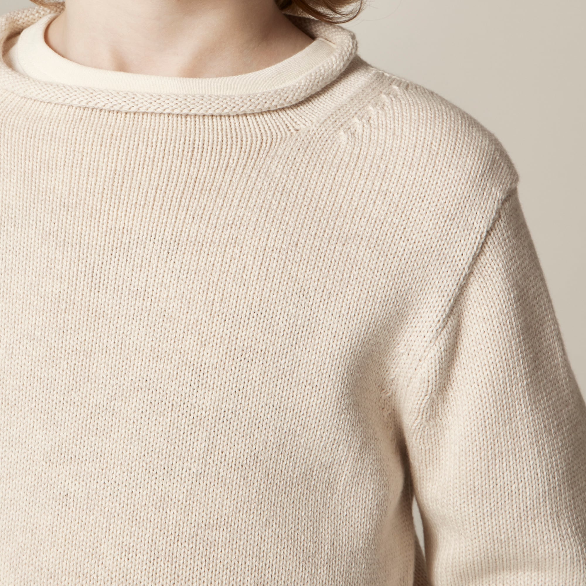 Kids' 1988 heritage cotton Rollneck™ sweater