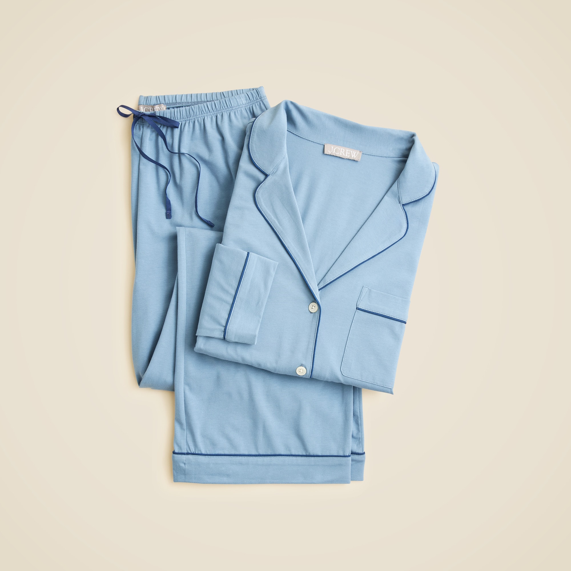 Dreamy cotton-blend pajama pant set